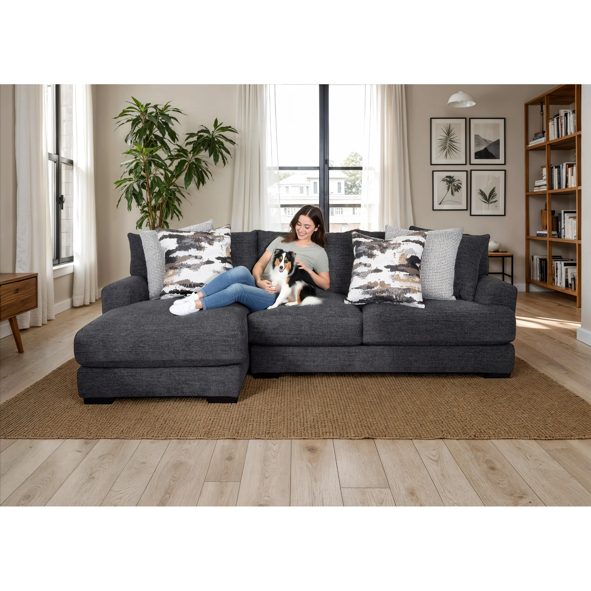 Wake 2 Piece Left Chaise Sofa - Image 3