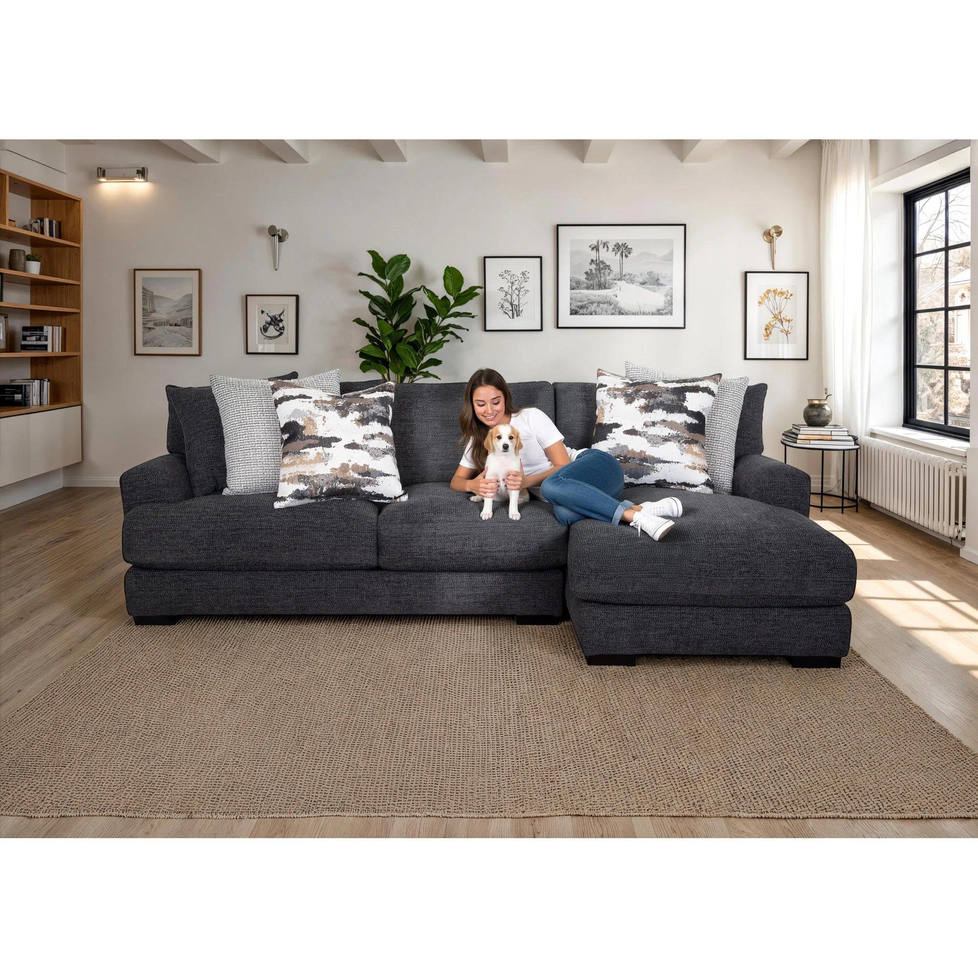 Wake 2 Piece Right Chaise Sofa - Image 3