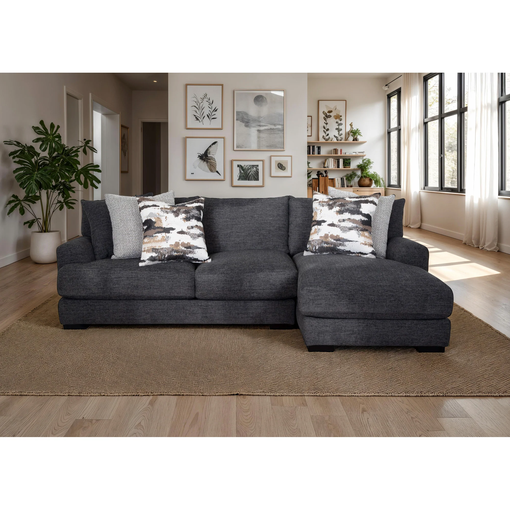 Wake 2 Piece Right Chaise Sofa - Image 4