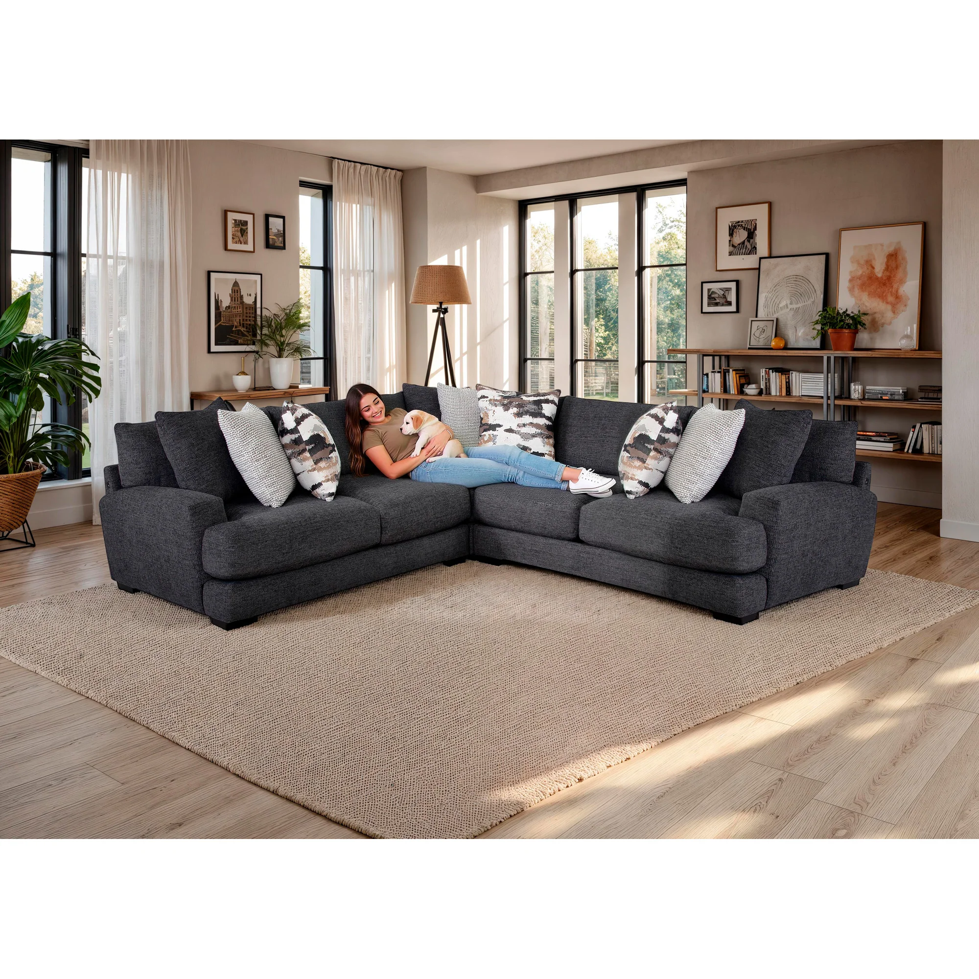 Wake 3 Piece Sectional - Image 2