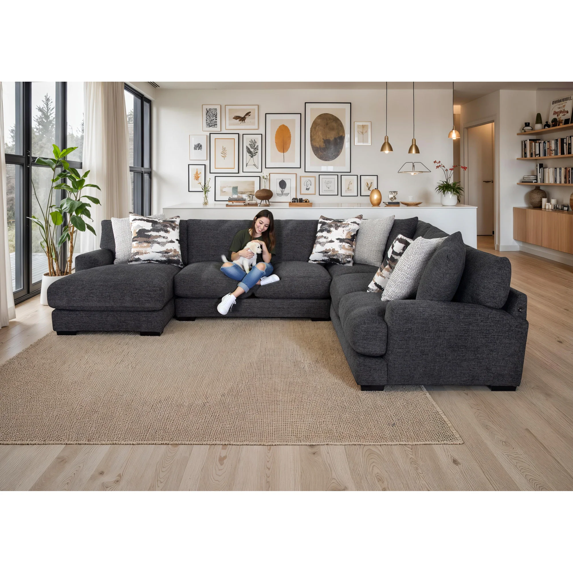 Wake 4 Piece Left Chaise Sectional - Image 2