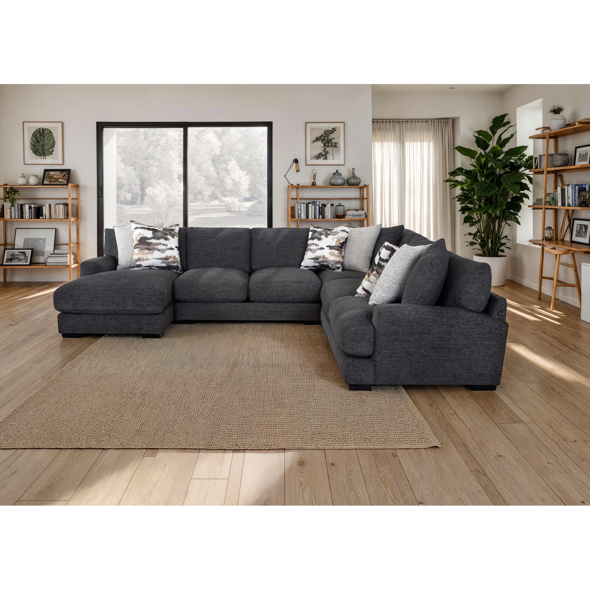 Wake 4 Piece Left Chaise Sectional - Image 3