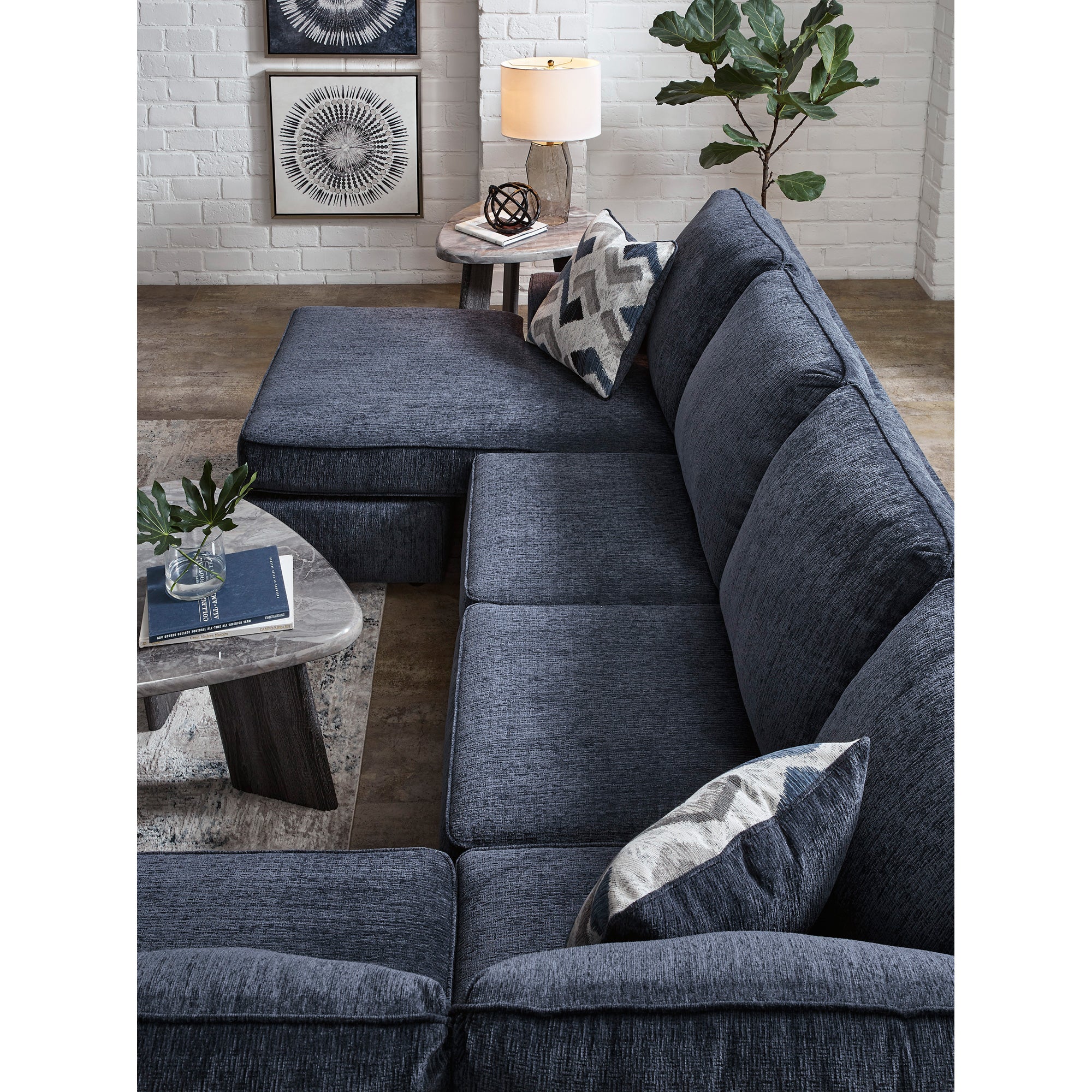 Albar Place 2 Piece Left Sofa Chaise Sectional - Image 5