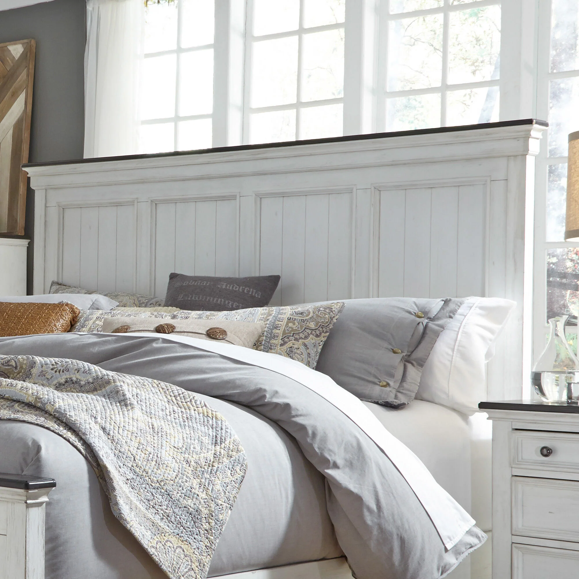 Allyson Park Panel Headboard - Image 2