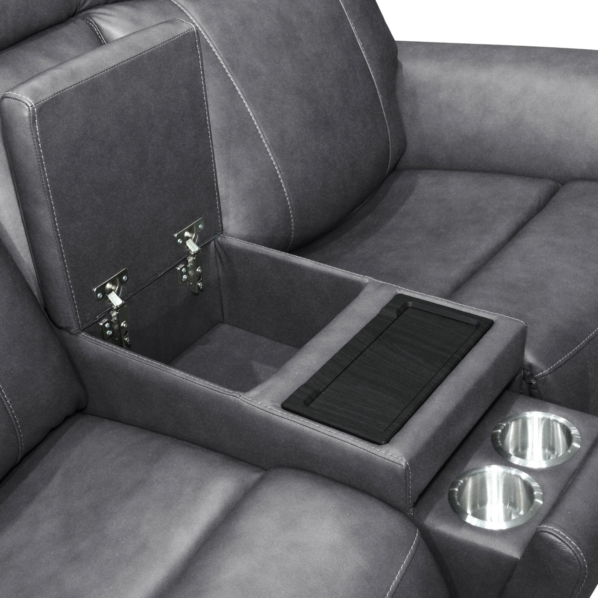 Amelia Power Reclining Console Loveseat with Power Headrests & Lumbar - Image 10