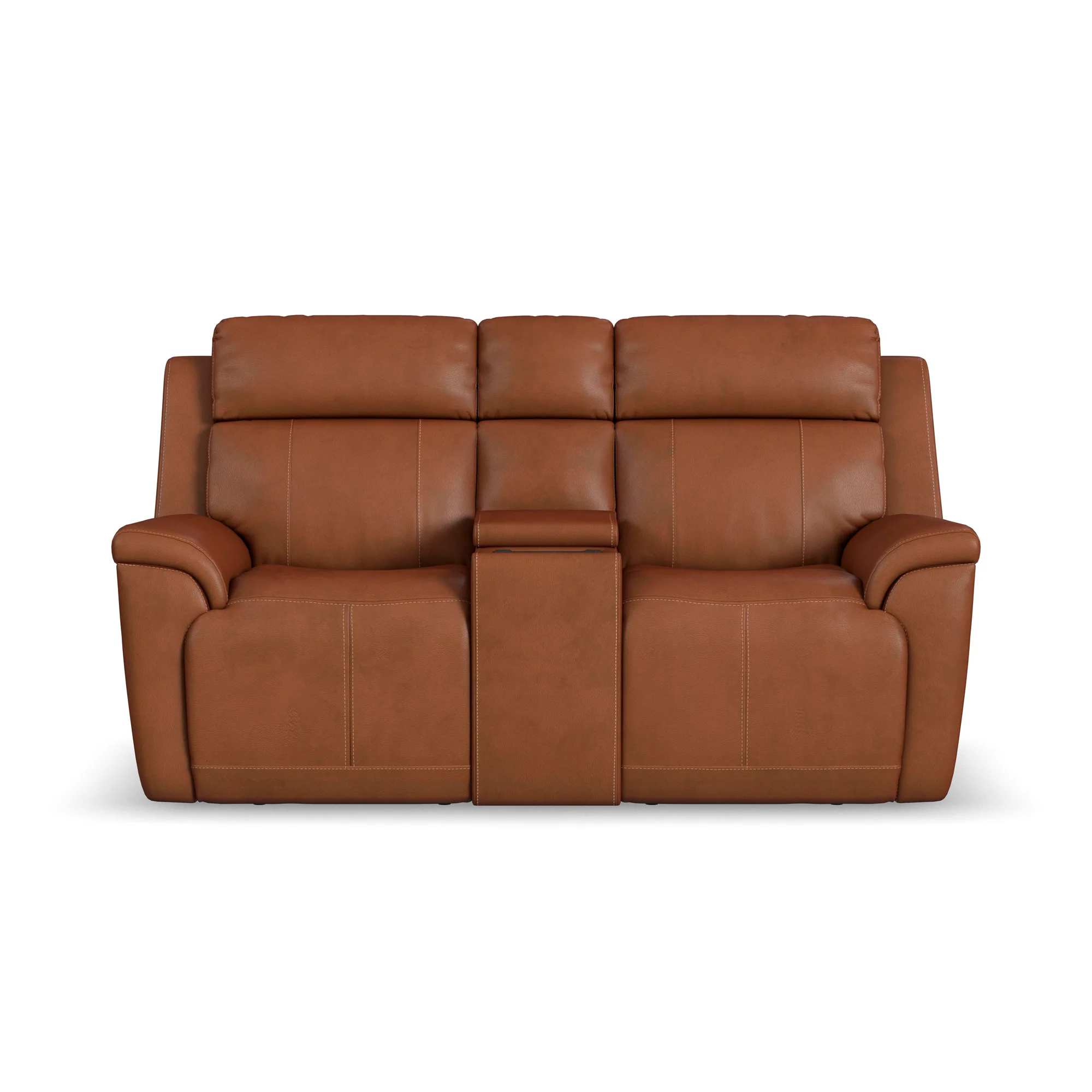 Amelia Power Reclining Console Loveseat with Power Headrests & Lumbar - Image 11