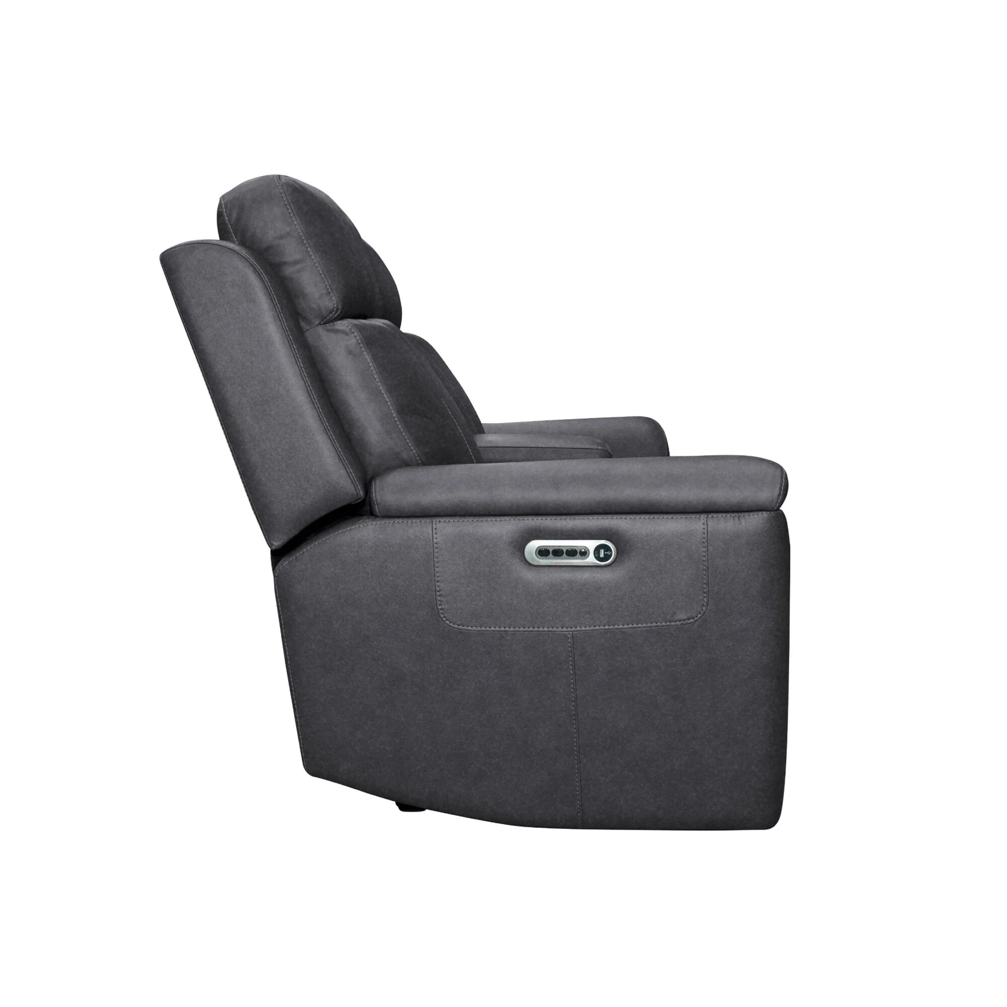 Amelia Power Reclining Console Loveseat with Power Headrests & Lumbar - Image 4