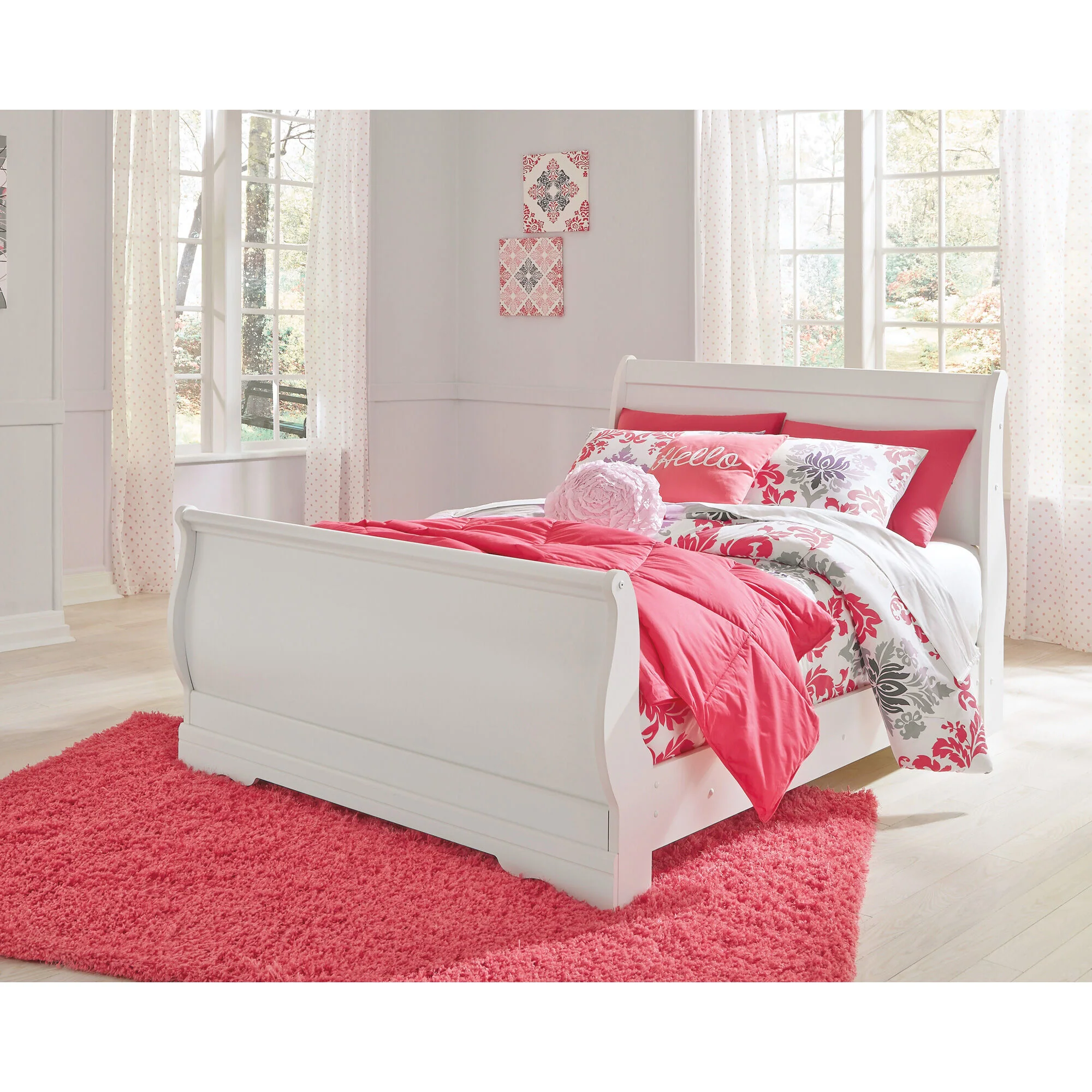 Anarasia Sleigh Bed - Image 3