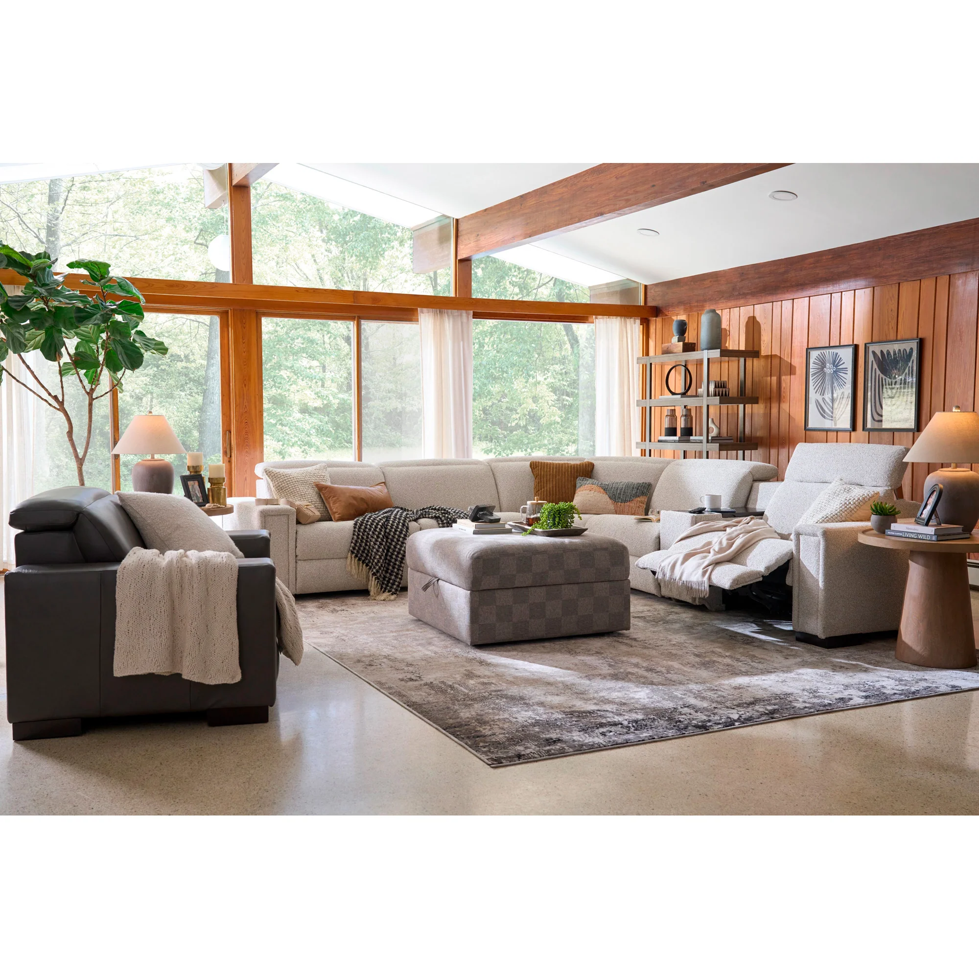 Armitage 6 Piece Dual Power Reclining Sectional - Image 2