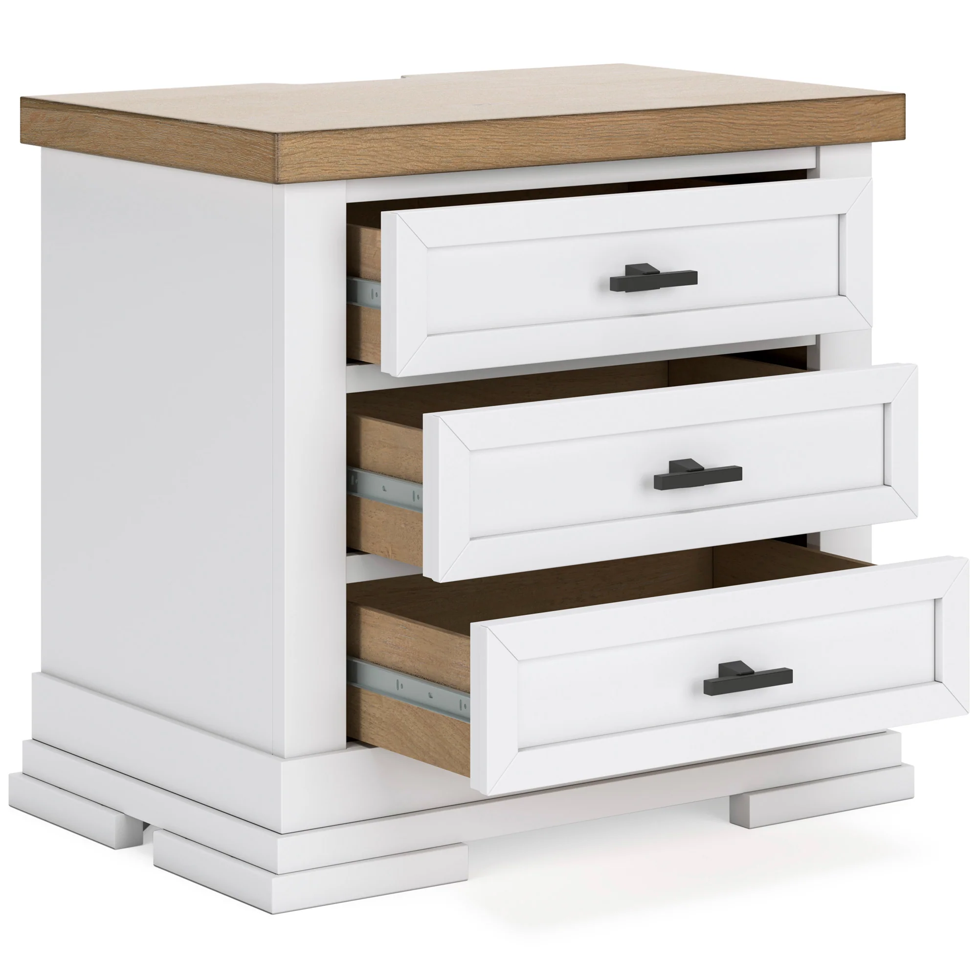 Ashbryn 3 Drawer Night Stand - Image 4