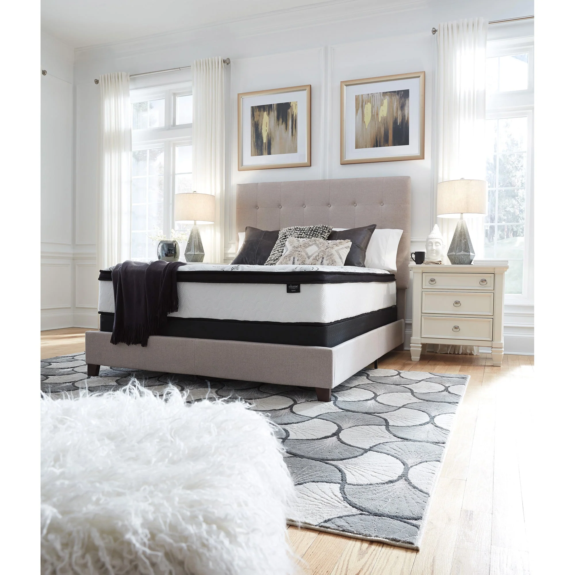 Ashley Chime 12 Inch Hybrid Mattress - Image 22