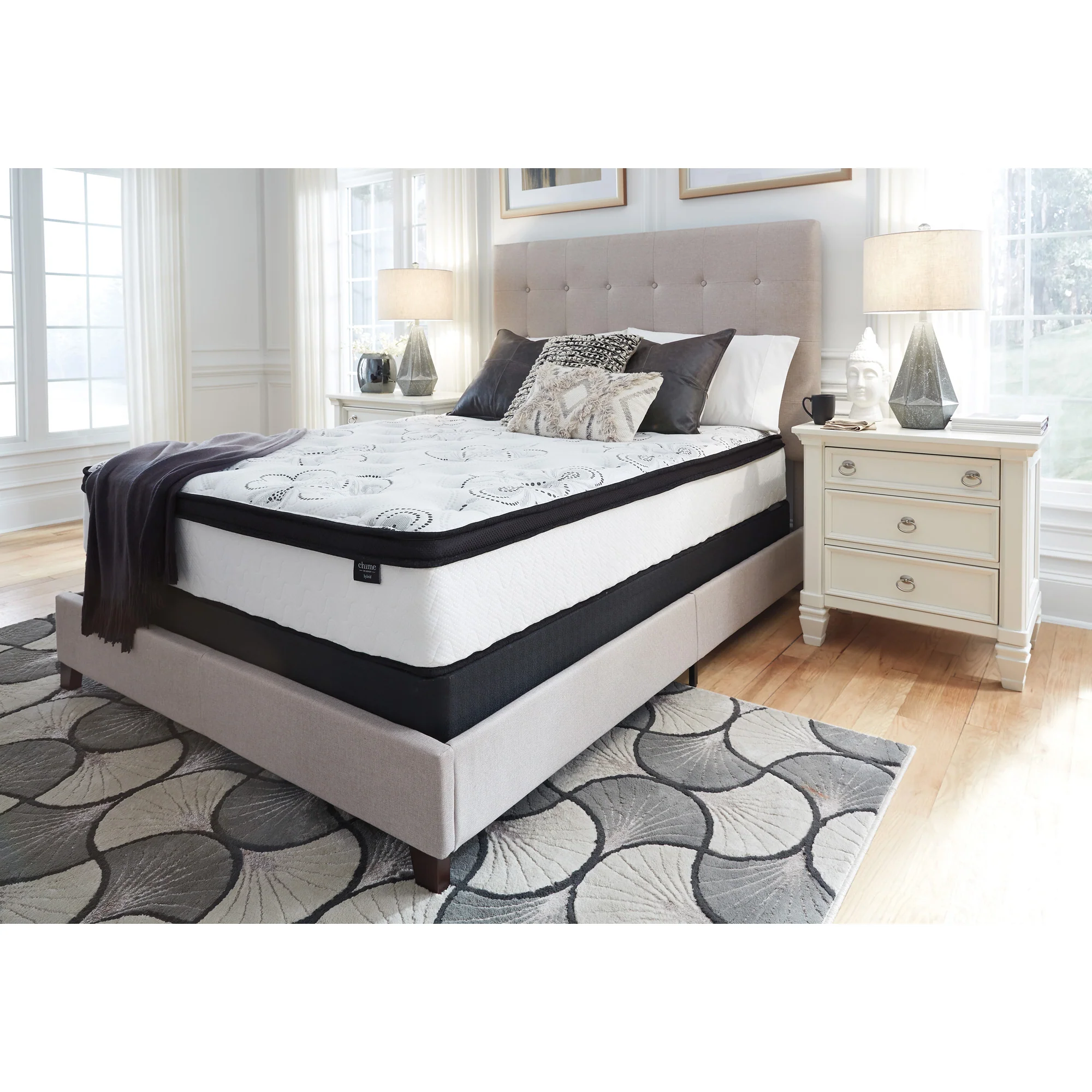 Ashley Chime 12 Inch Hybrid Mattress - Image 30