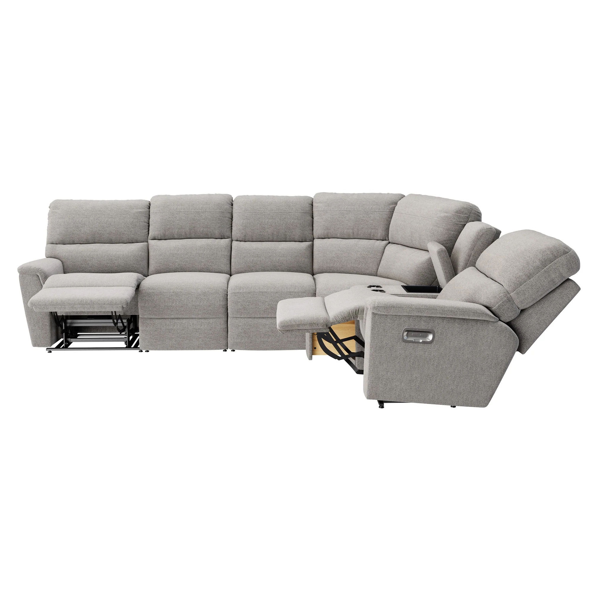 Ava 5 Piece Sectional with 1 Tri-Power End - Image 10