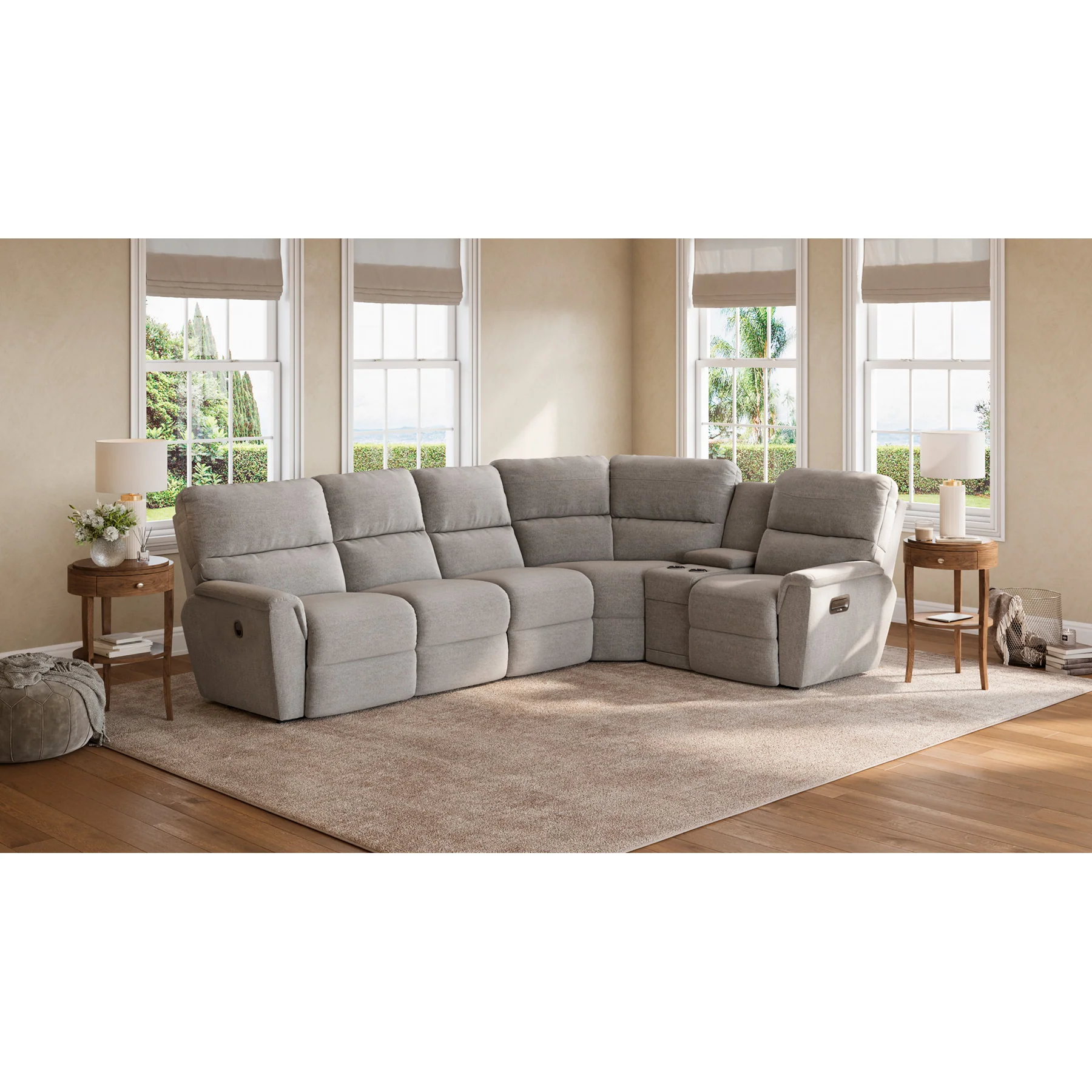 Ava 5 Piece Sectional with 1 Tri-Power End - Image 4