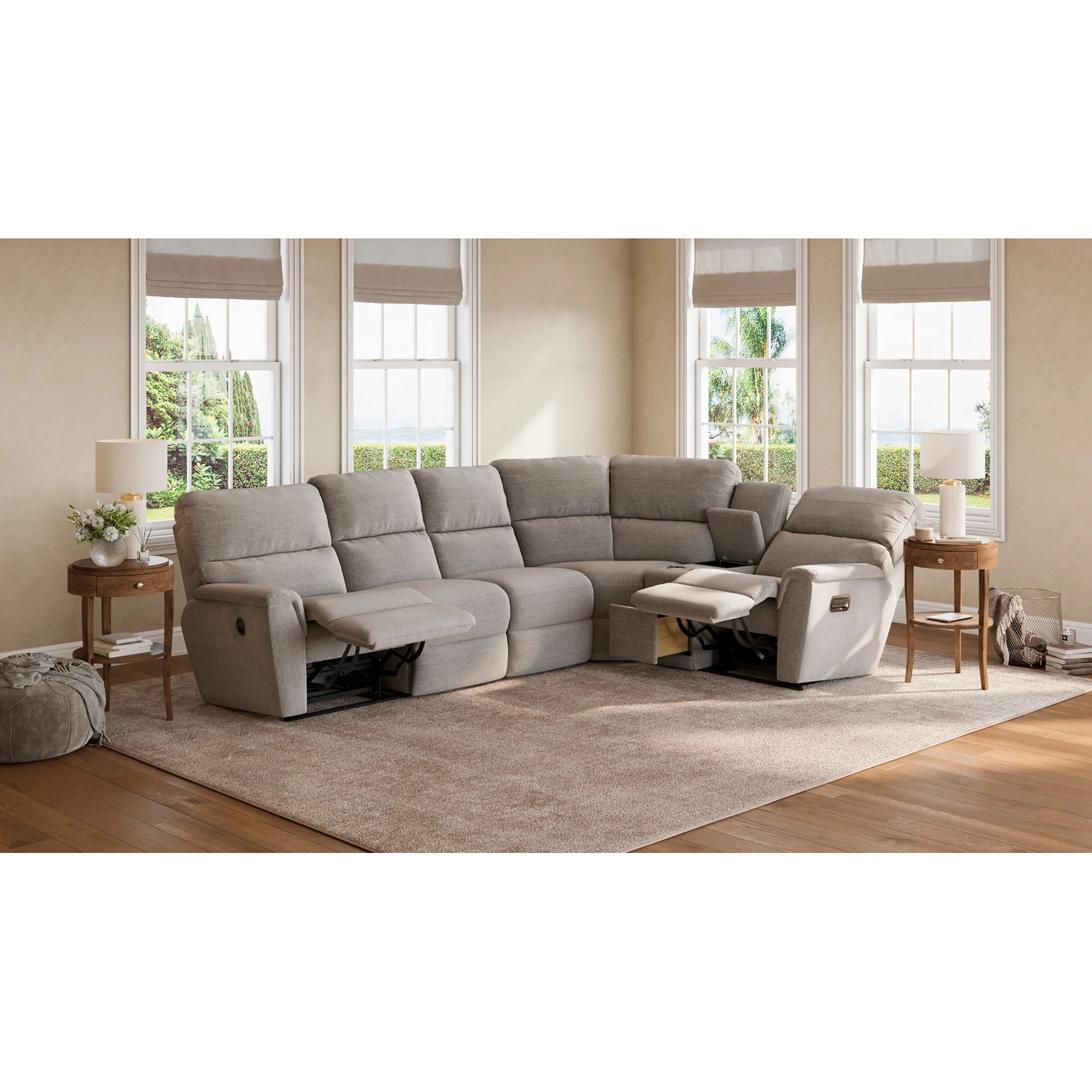 Ava 5 Piece Sectional with 1 Tri-Power End - Image 5