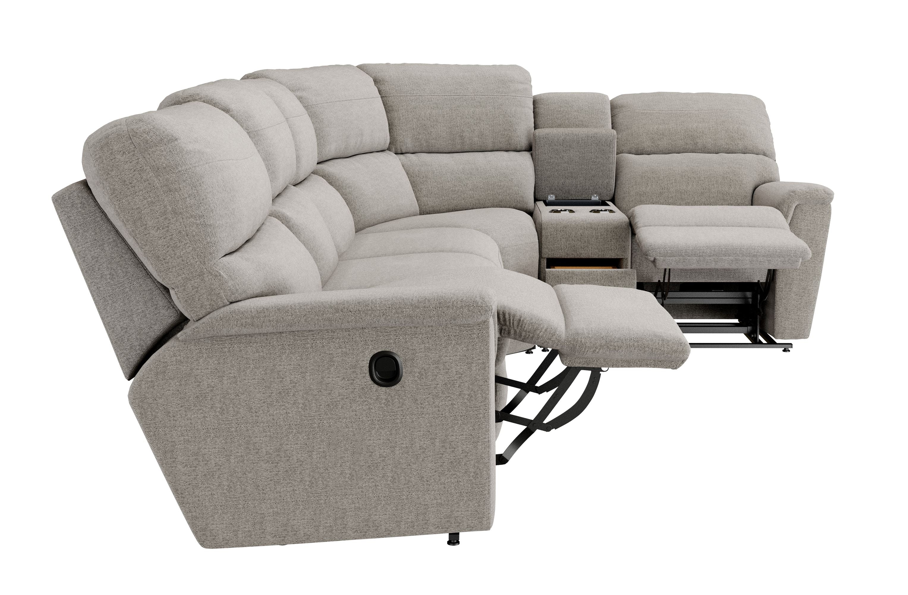 Ava 5 Piece Sectional with 2 Tri-Power Ends and 1 Tri-Power Armless - Image 13