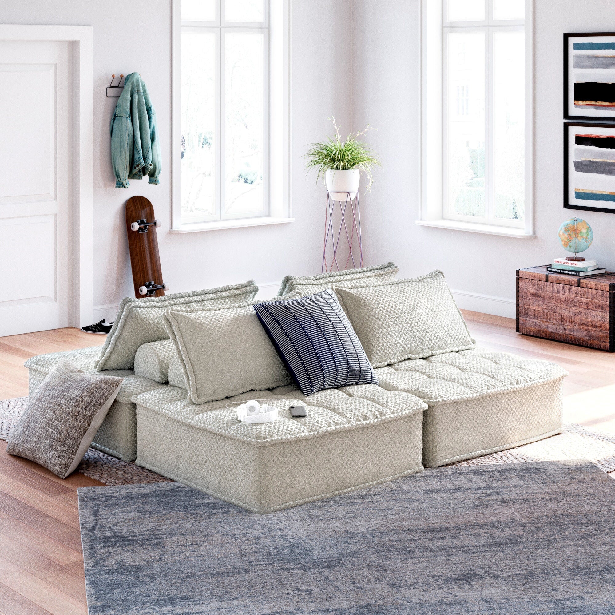 Bales 4 Piece Modular Seating - Image 2
