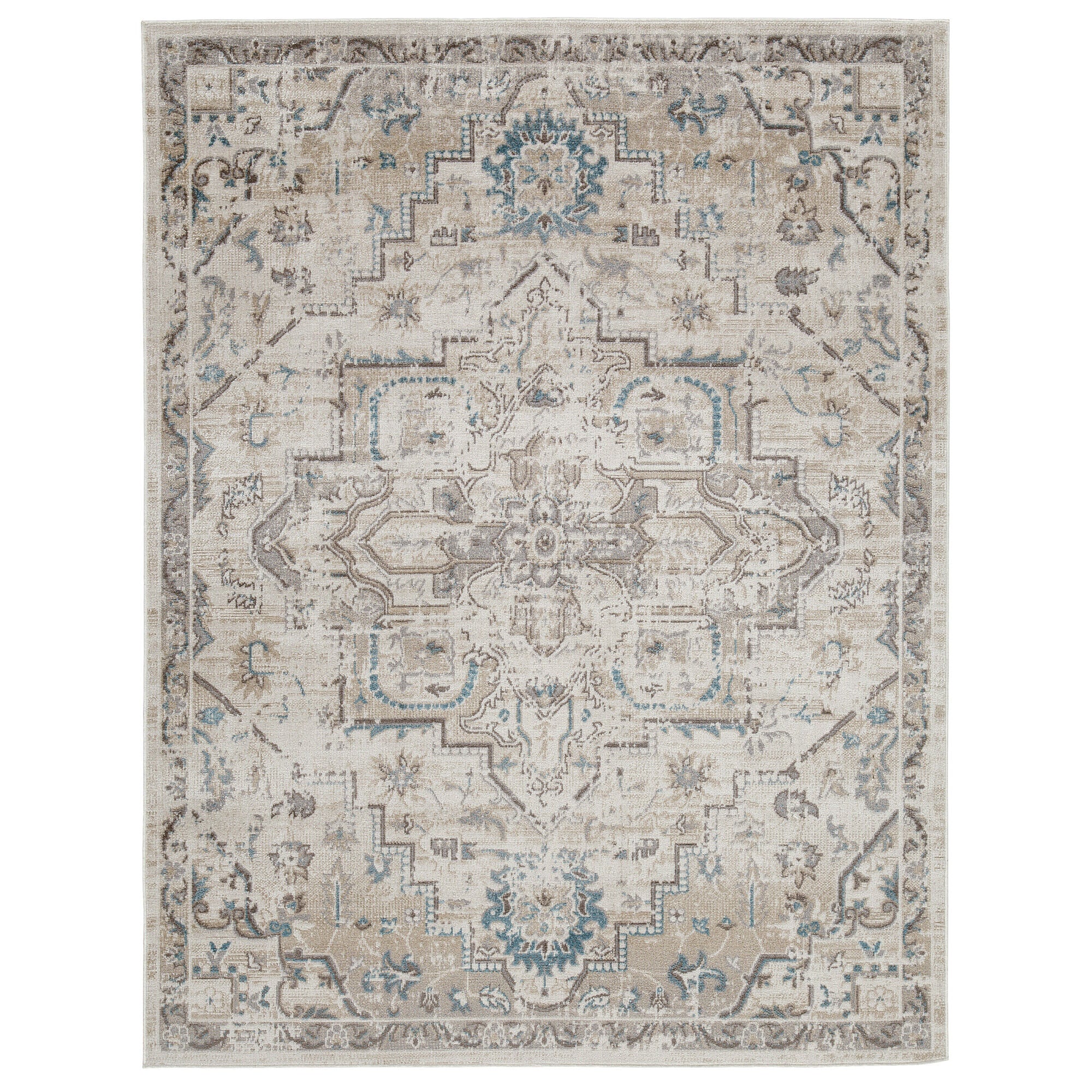 Barkham Cream Rug - Image 4