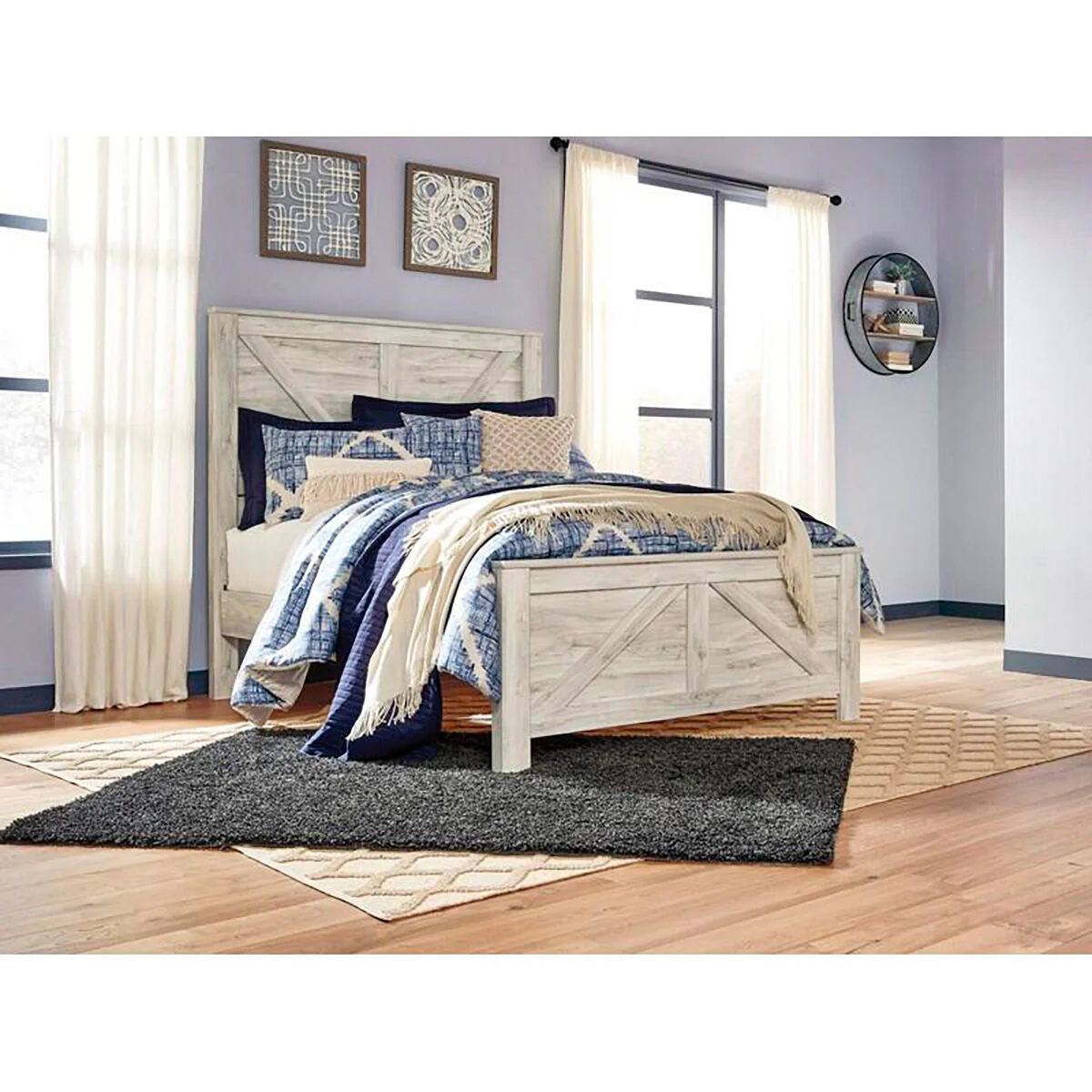 Bellaby Cross Buck Panel Bed - Image 2