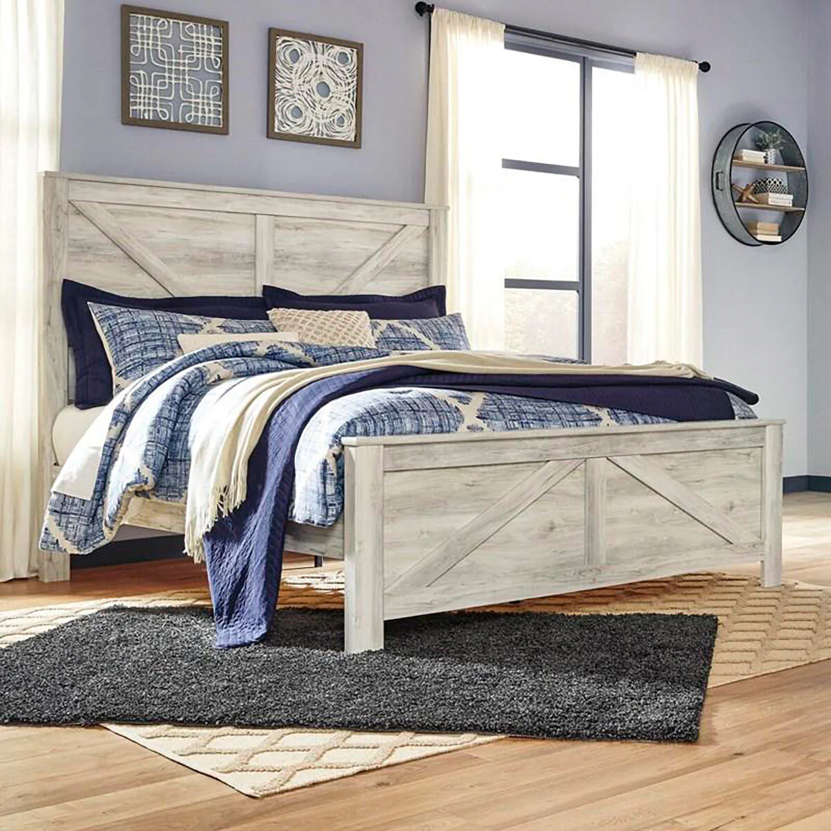 Bellaby Cross Buck Panel Bed - Image 6
