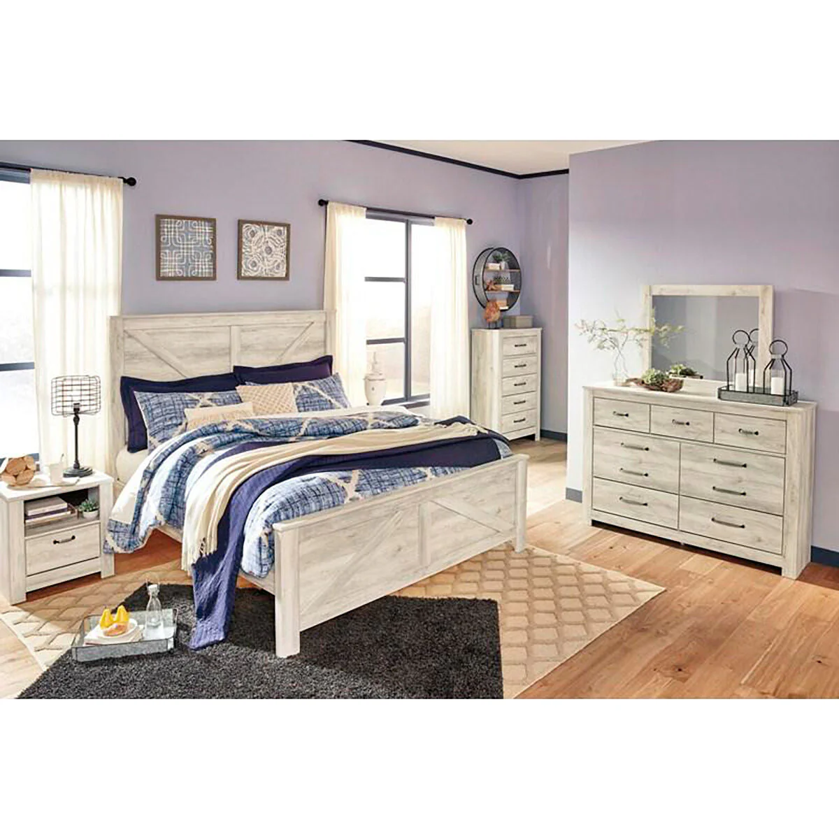Bellaby Cross Buck Panel Bed - Image 7