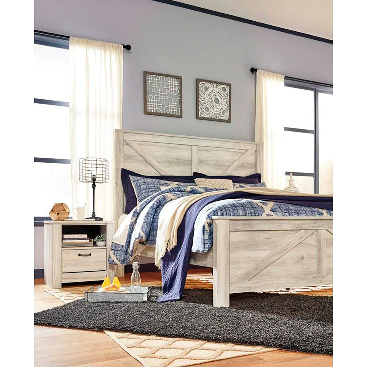 Bellaby Cross Buck Panel Bed - Image 8