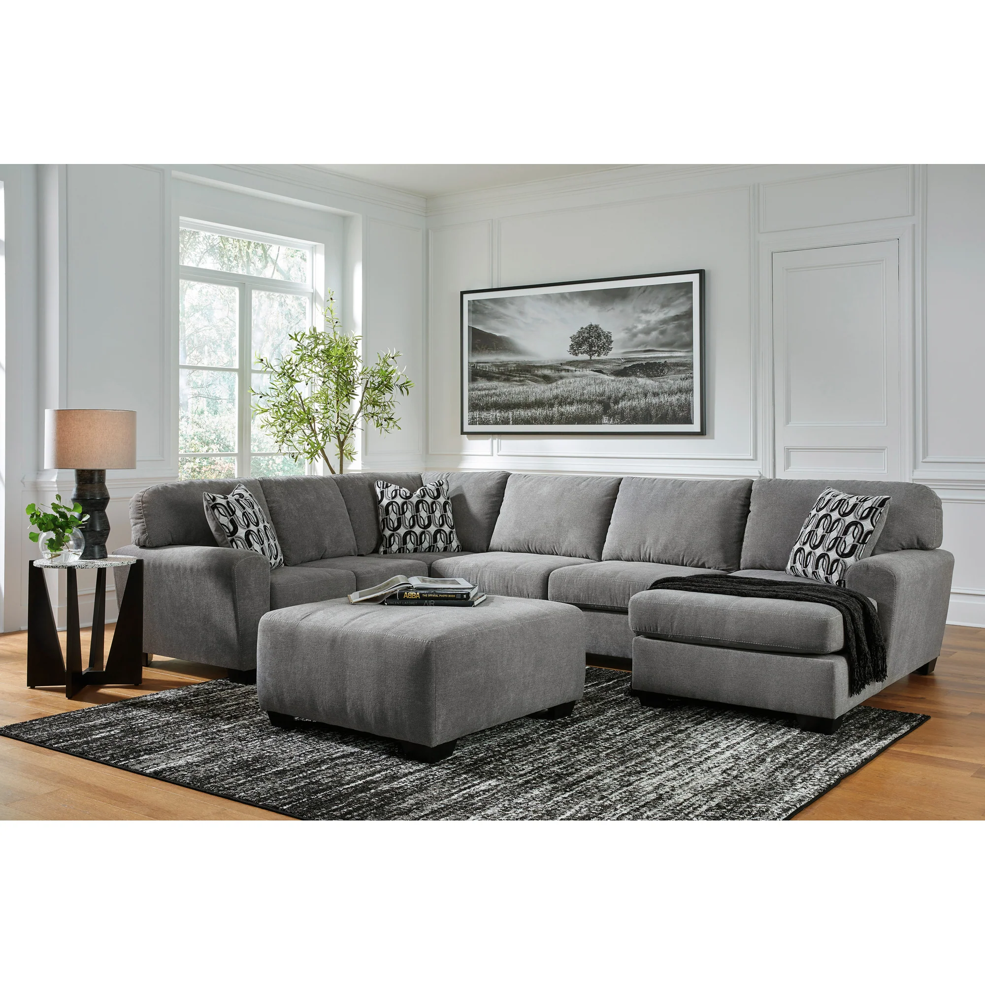 Birkdale Court 3 Piece Right Chaise Sectional - Image 3
