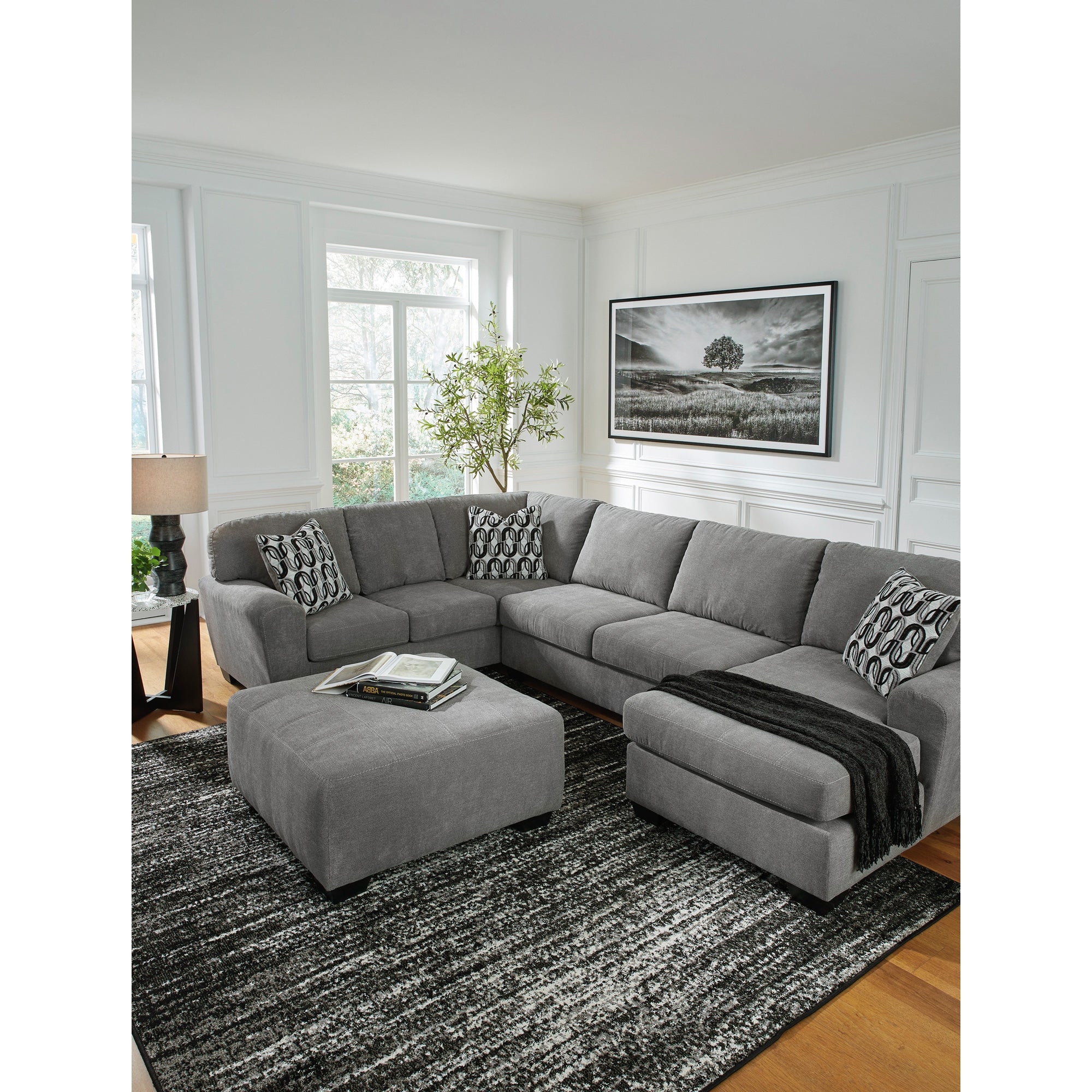 Birkdale Court 3 Piece Right Chaise Sectional - Image 4