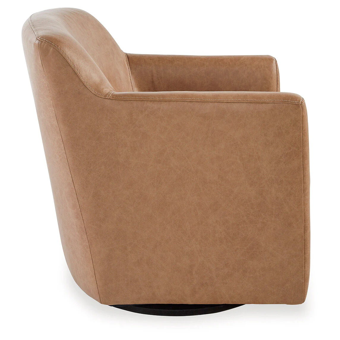 Bradney Leather Swivel Accent Chair - Image 11