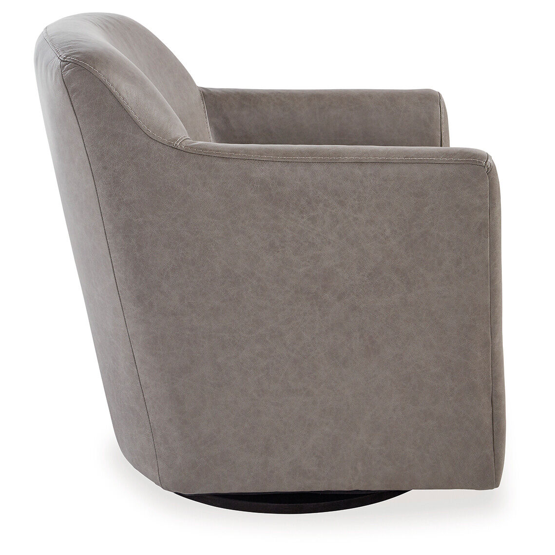 Bradney Leather Swivel Accent Chair - Image 5