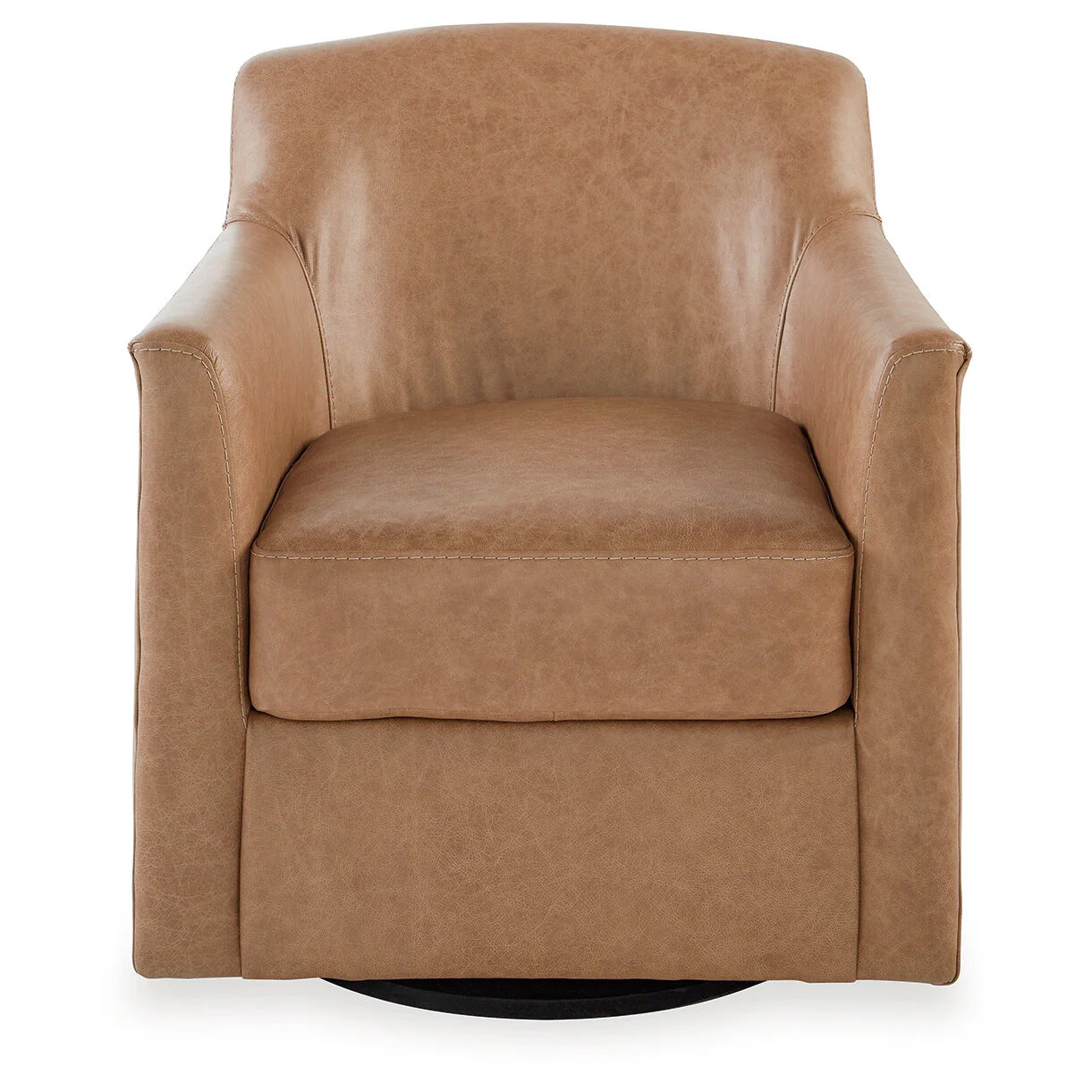 Bradney Leather Swivel Accent Chair - Image 7