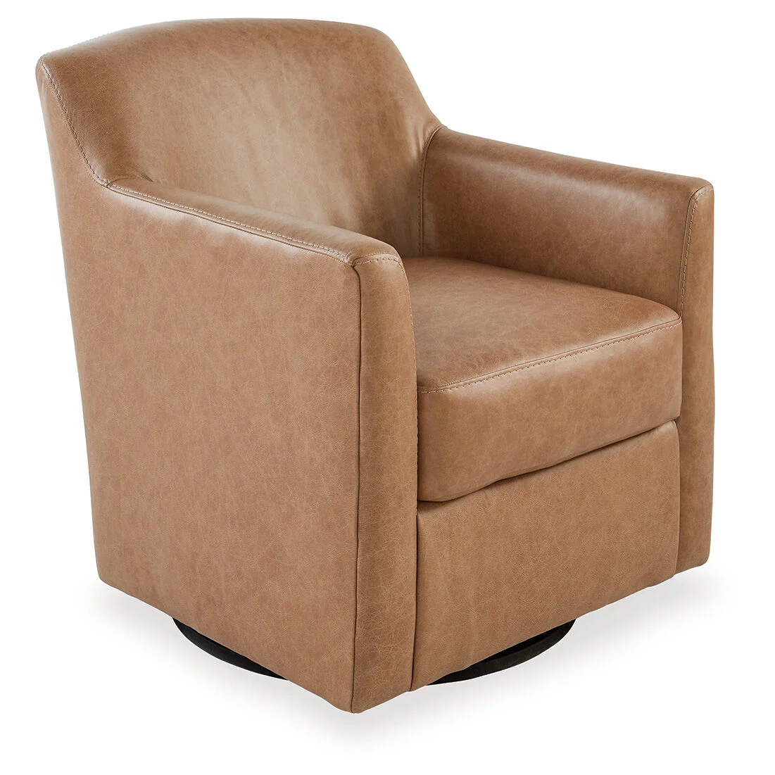 Bradney Leather Swivel Accent Chair - Image 8