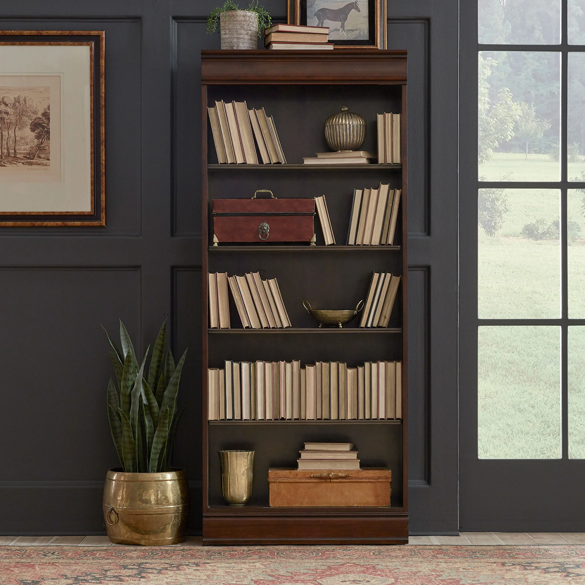Brayton Manor 72 Inch Bookcase - Image 2