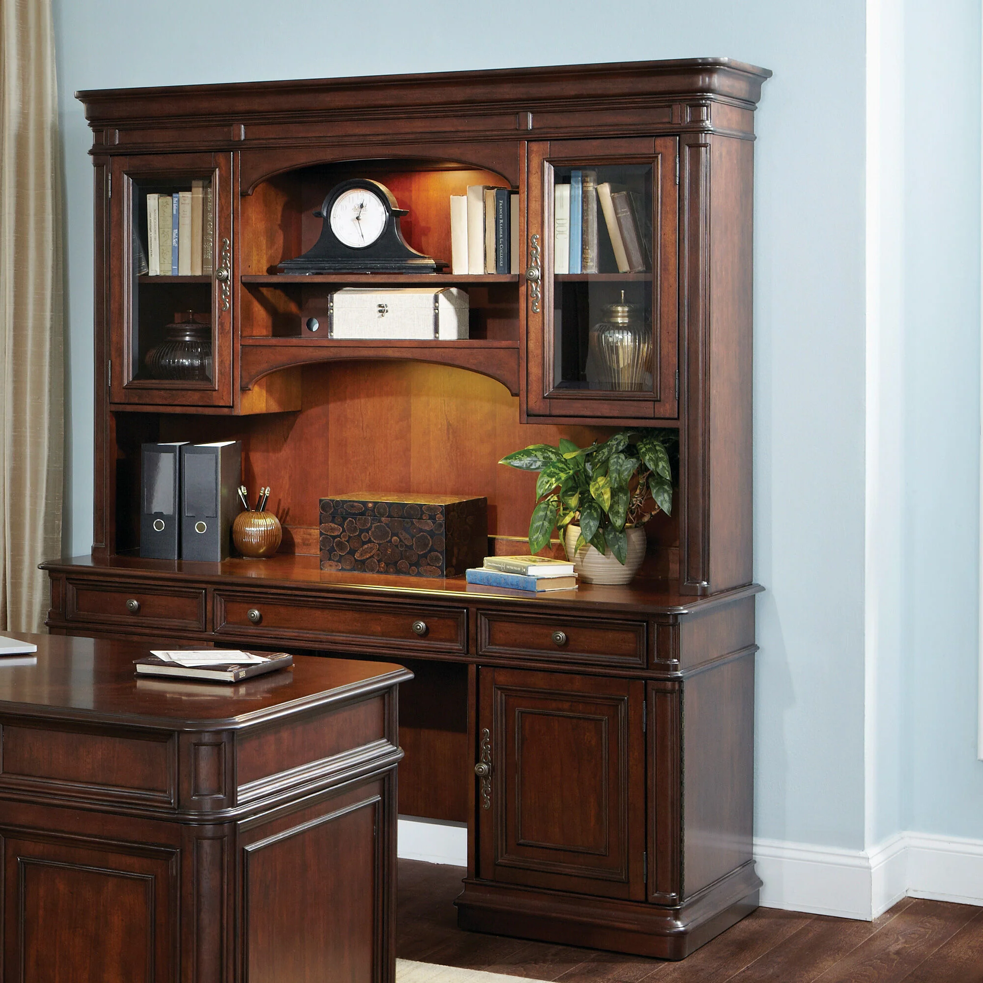 Brayton Manor Credenza and Hutch - Image 2