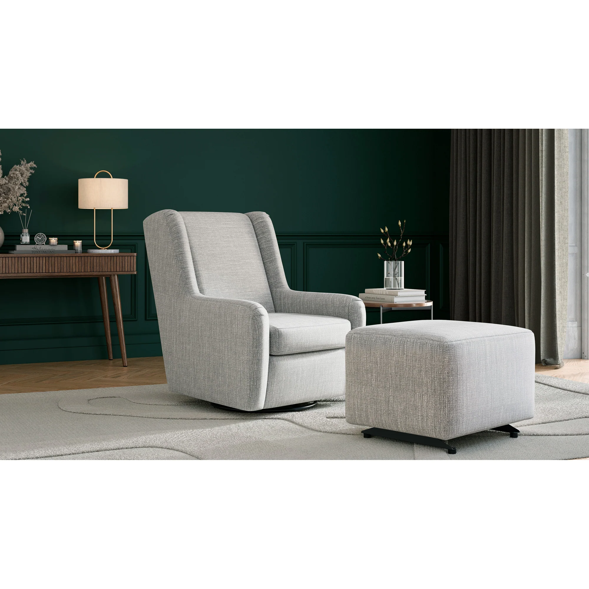 Brianna Swivel Glide Chair - Image 5