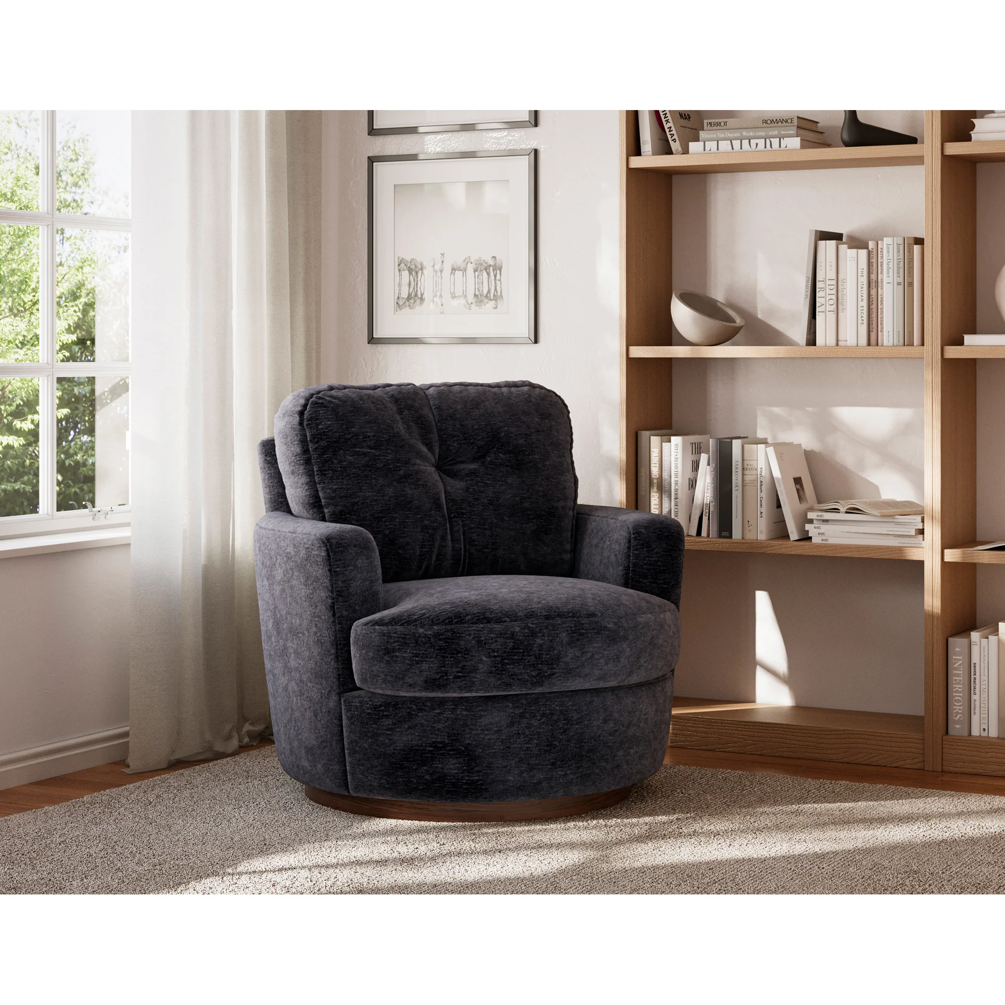 Brodi Swivel Accent Chair - Image 4