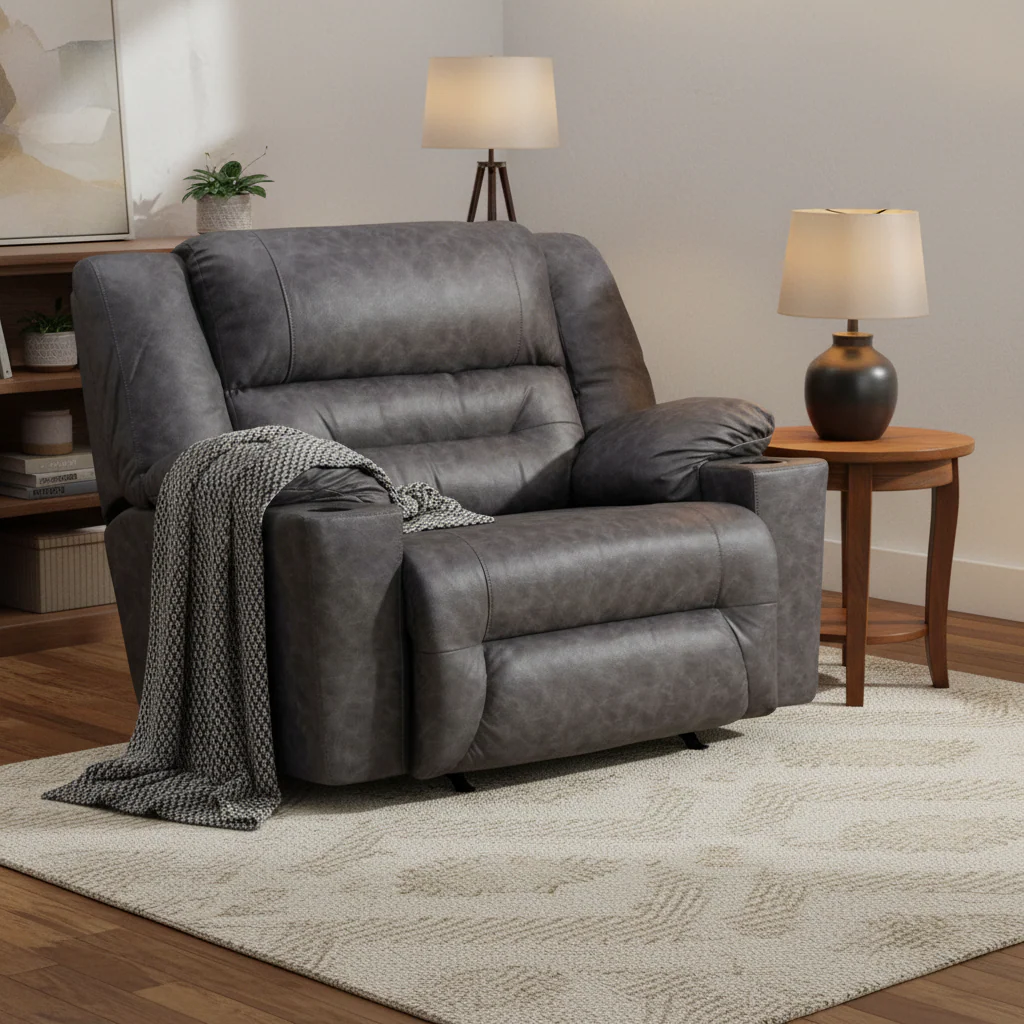 Brutus Oversized Snuggler Rocking Recliner - Image 3