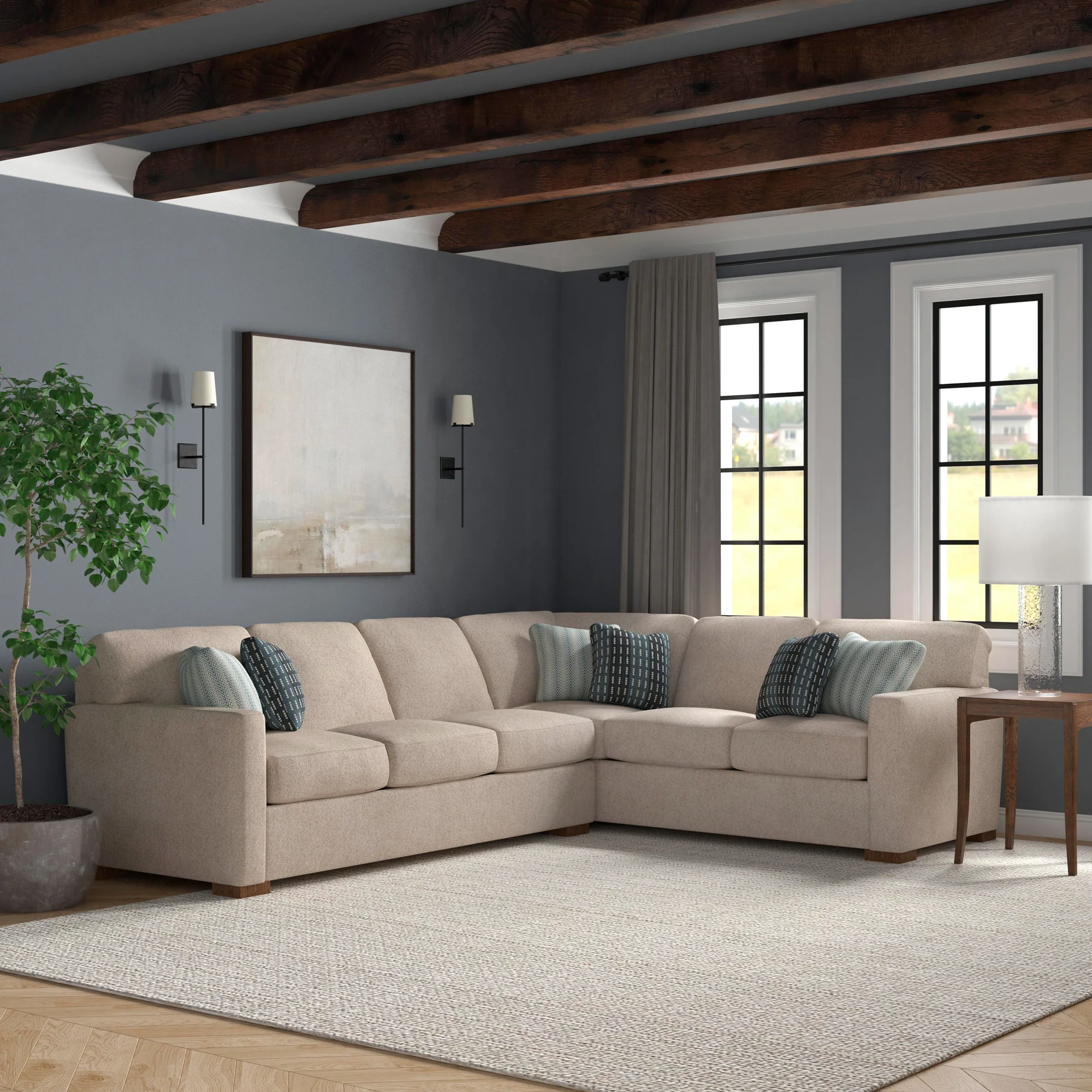 Bryant 2 Piece Left Sofa Sectional - Image 3