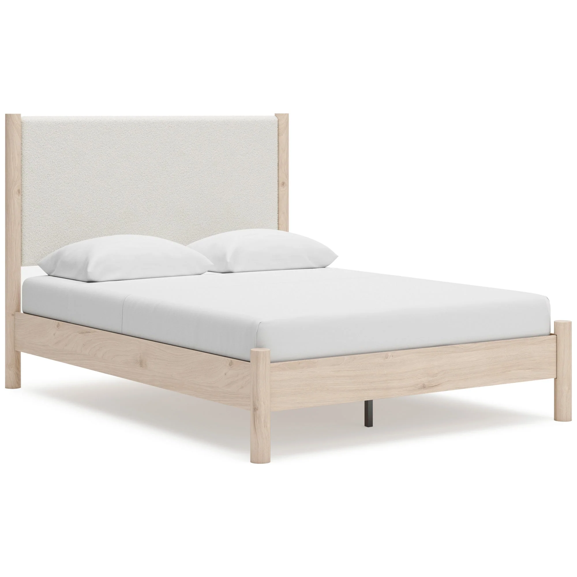 Cadmori Upholstered Panel Bed - Image 9