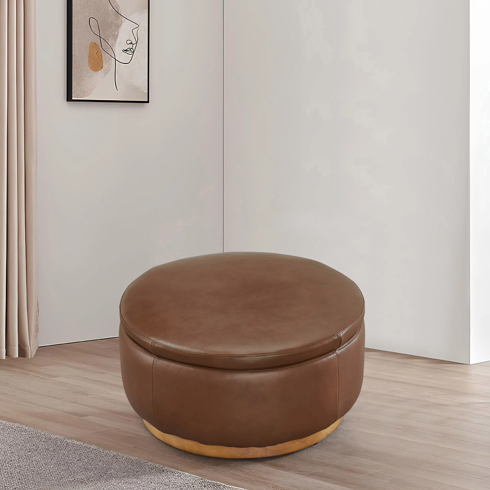 Carter Storage Ottoman - Image 4