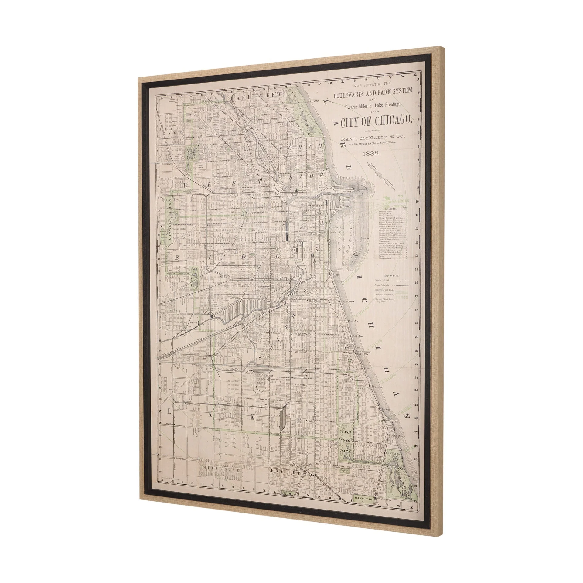 Chicago Map Wall Art - Image 2