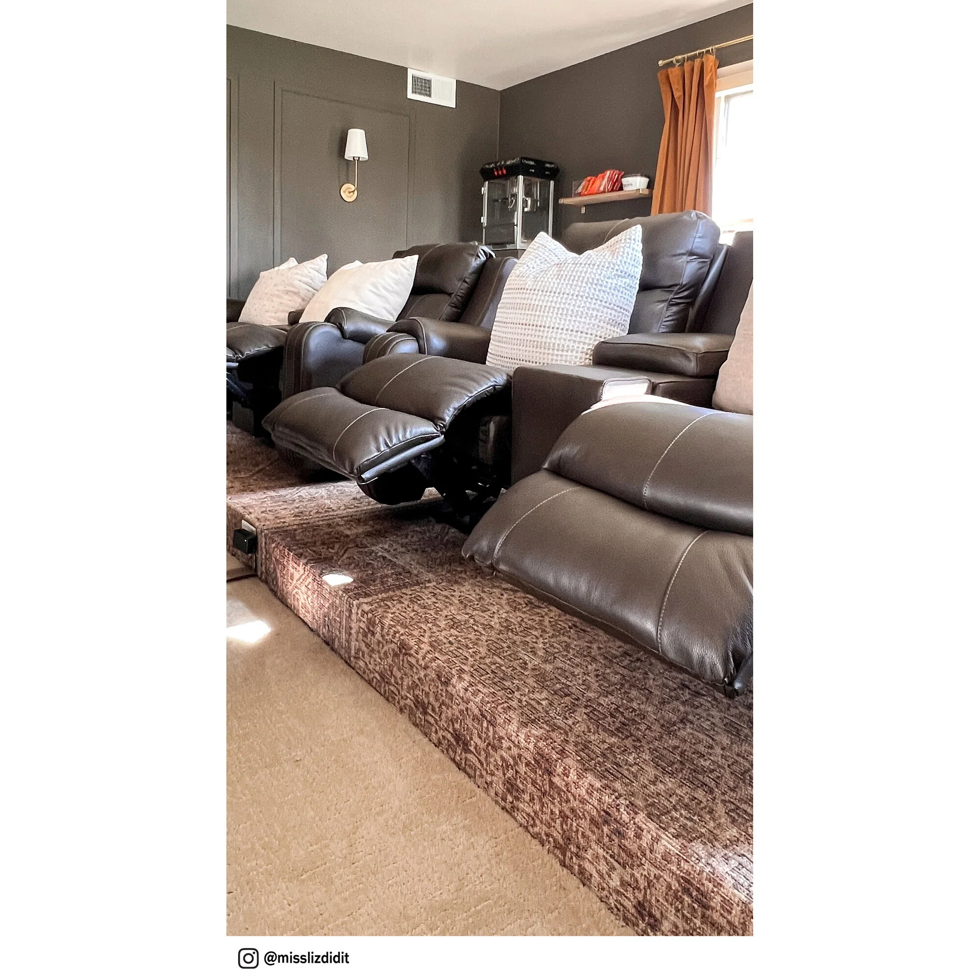 Contour Leather Power+ Reclining Console Loveseat - Image 3