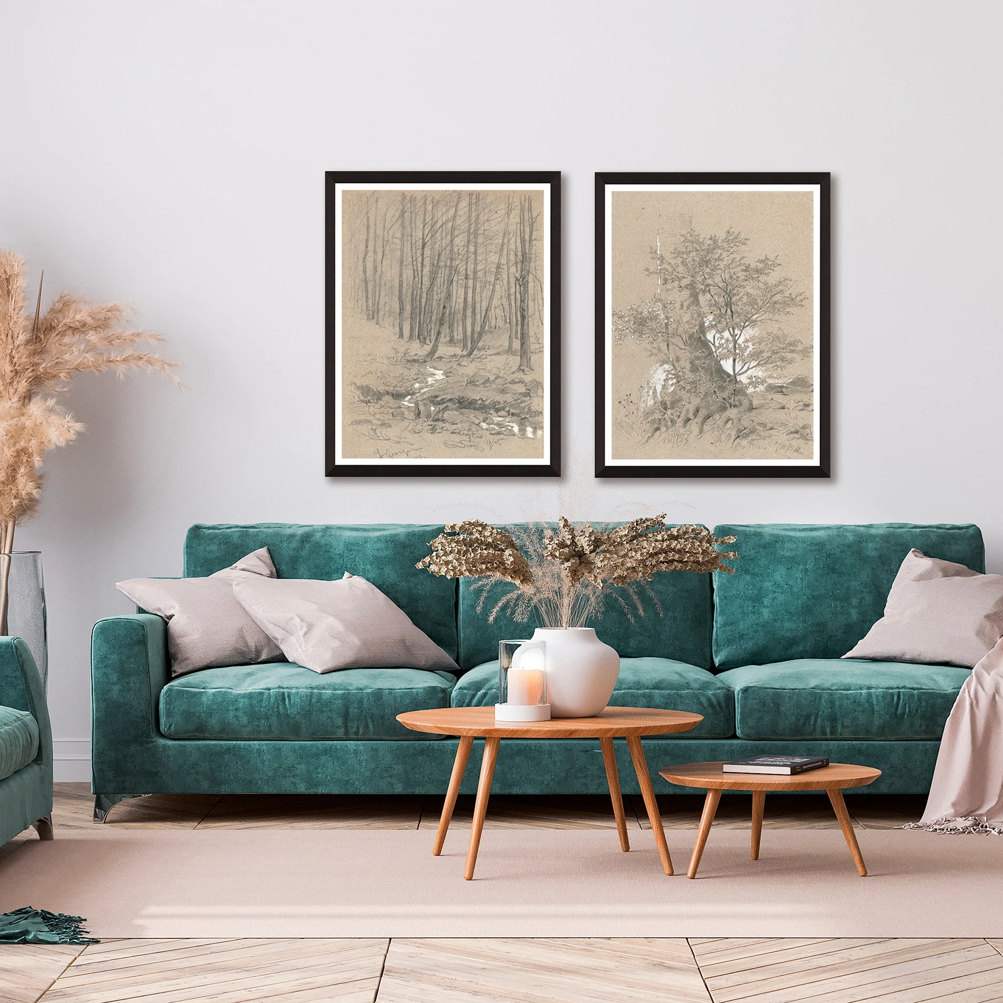 Creek In Forest Wall Art - Image 3