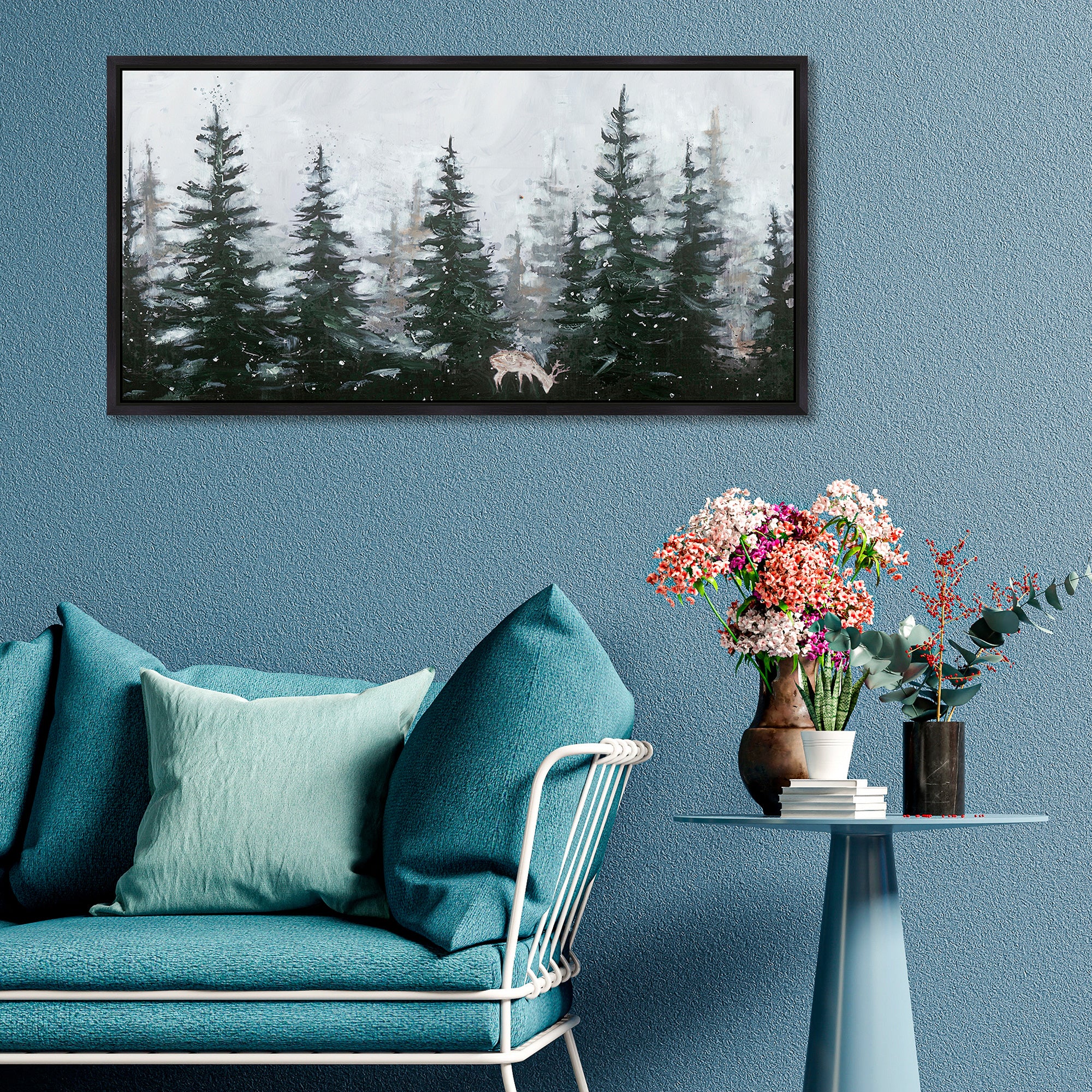 Deer In Forest Wall Art - Image 3