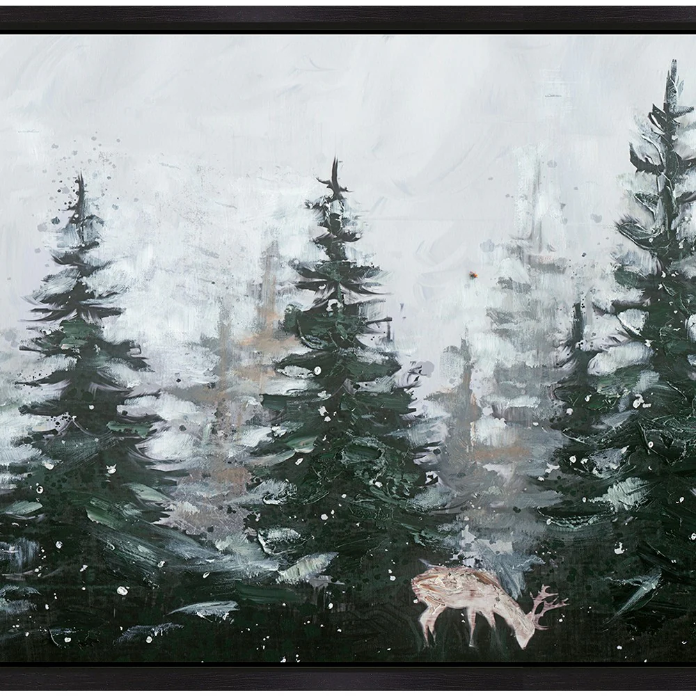 Deer In Forest Wall Art - Image 5