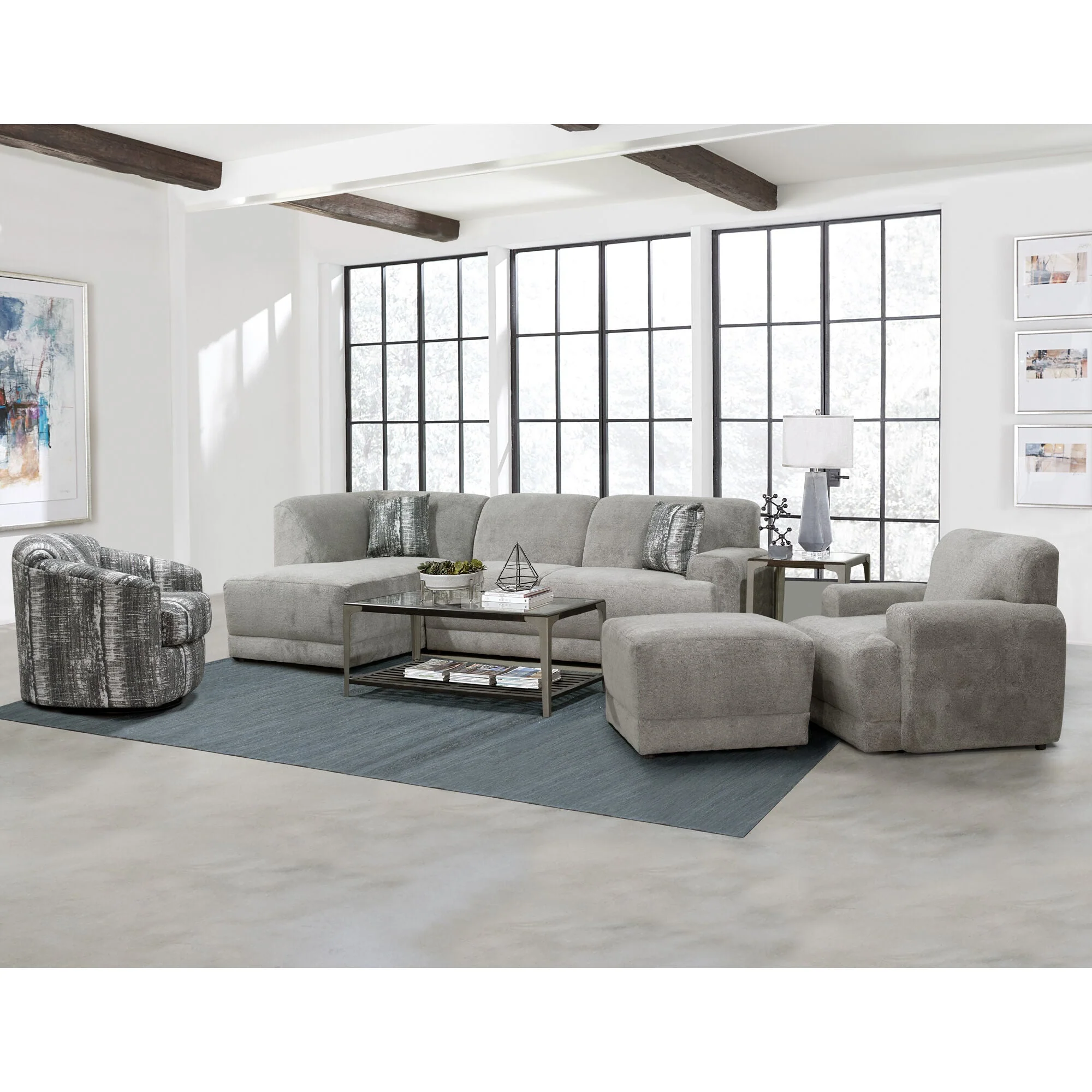 Delvin 2 Piece Left Chaise Sofa - Image 2
