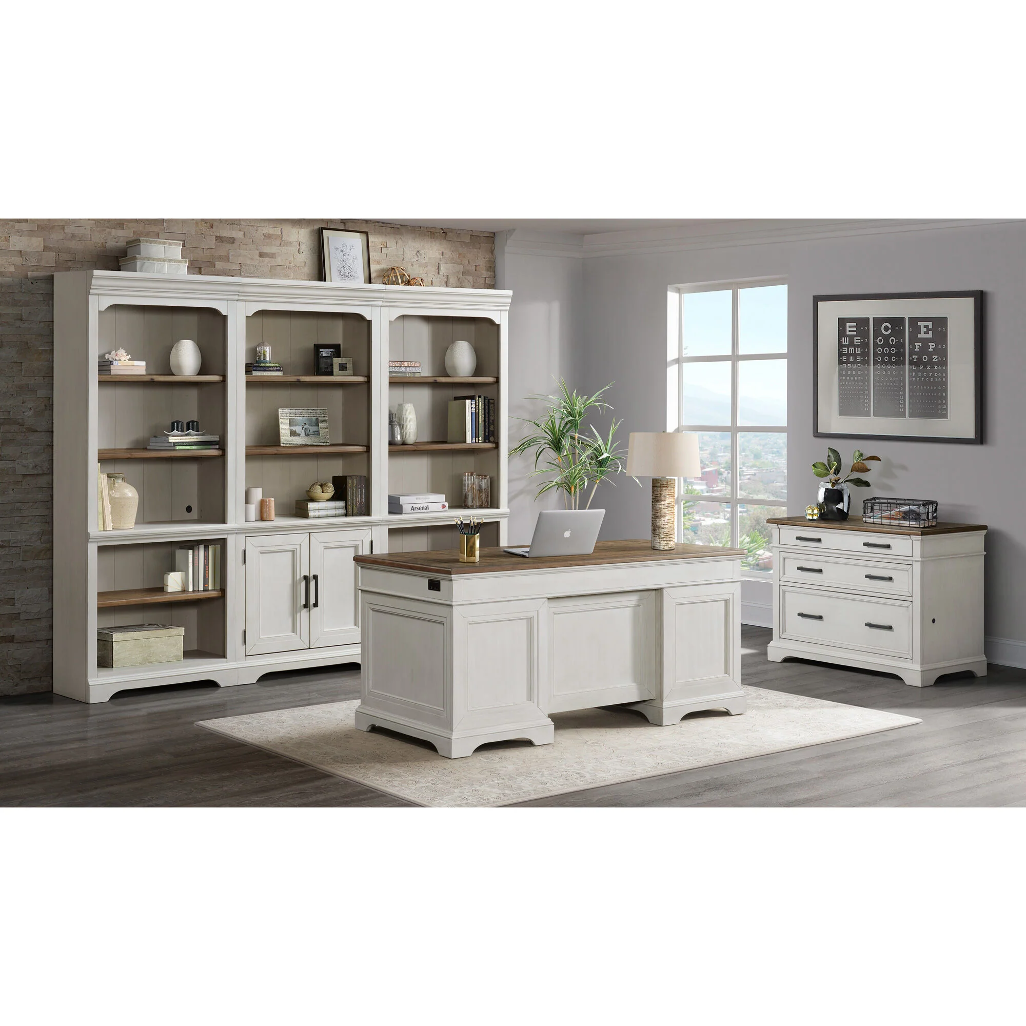 Drake 76 Inch Tall Bunching Door Bookcase - Image 3
