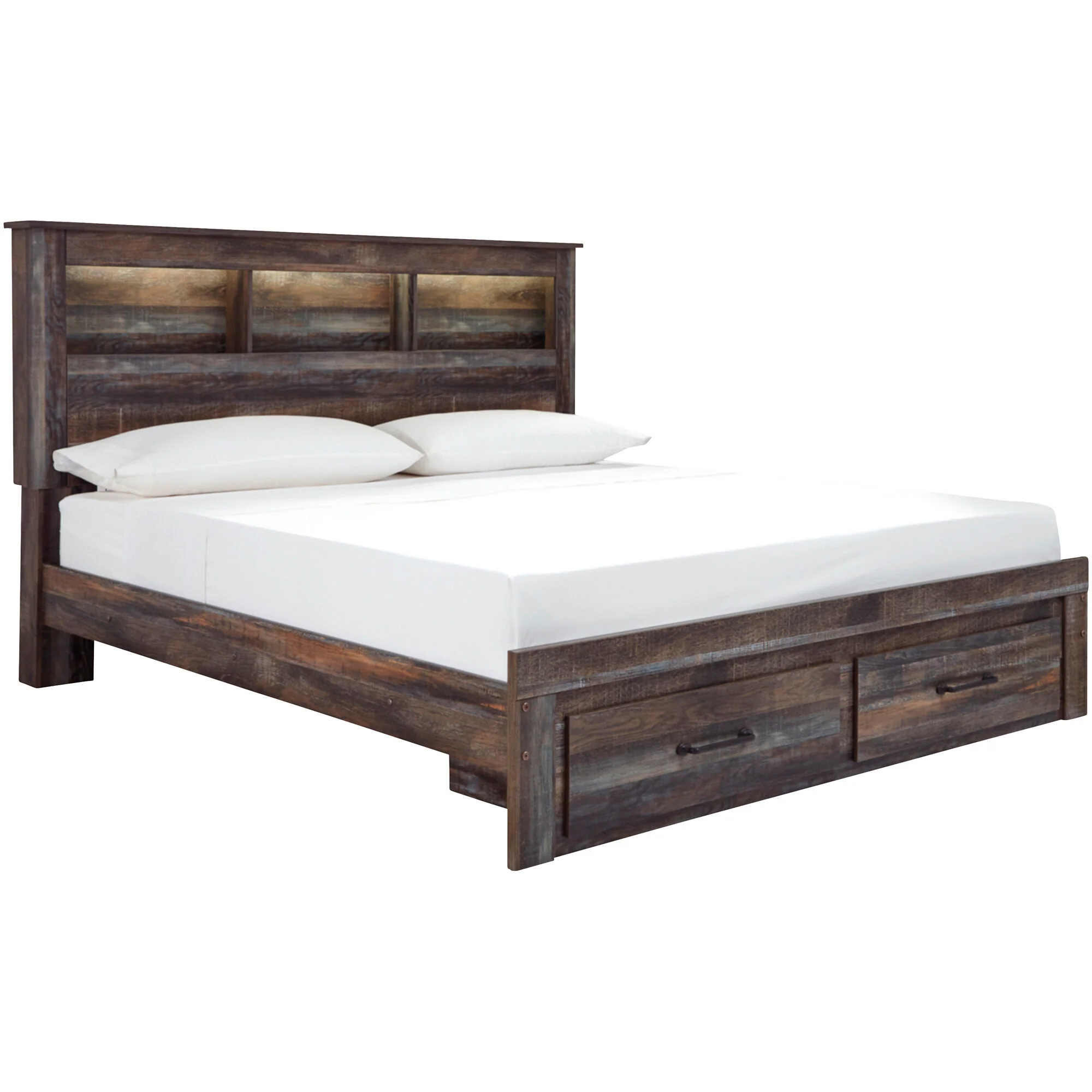 Drystan Bookcase Storage Bed - Image 3