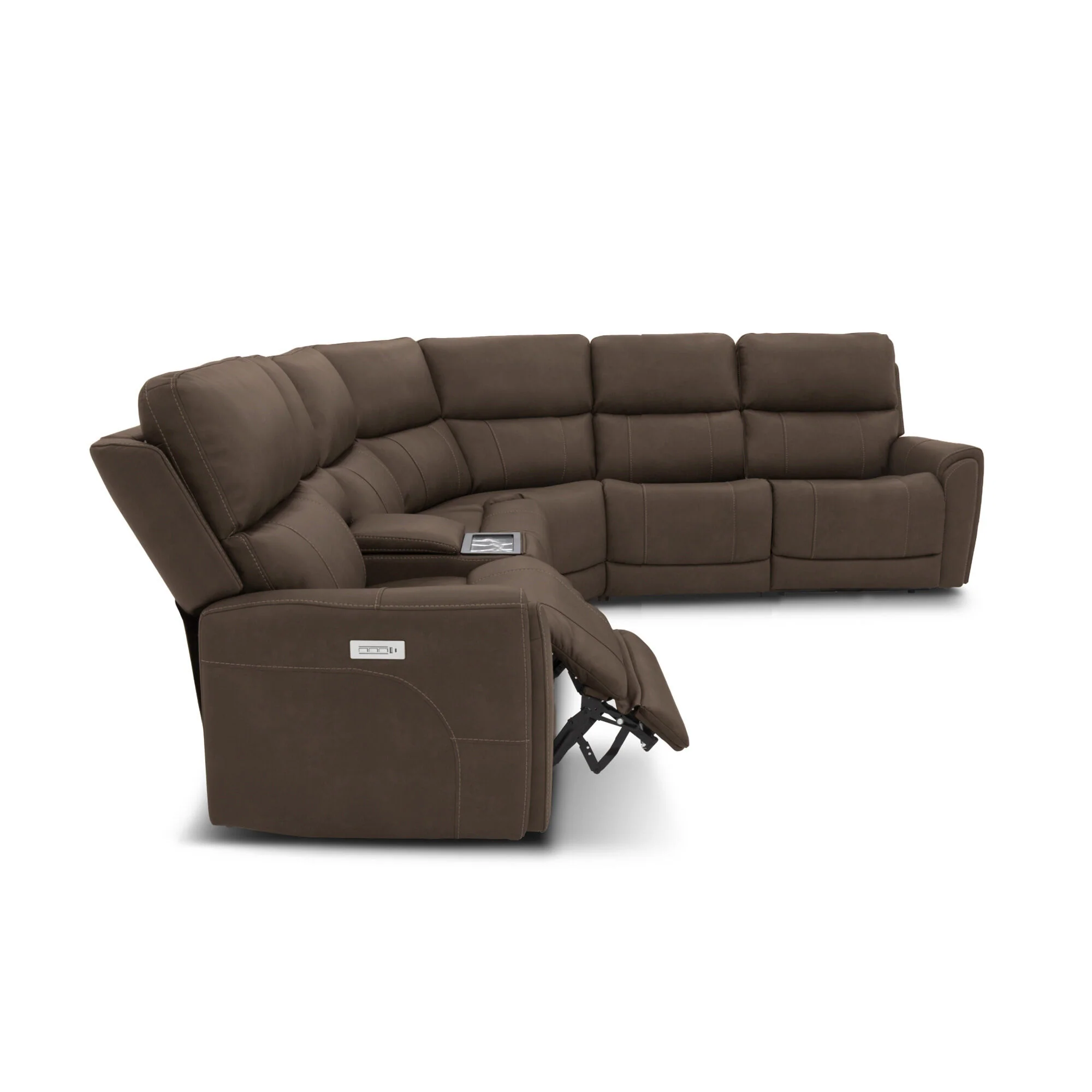 Dylan 6 Piece Sectional with 2 Power Ends - Image 4