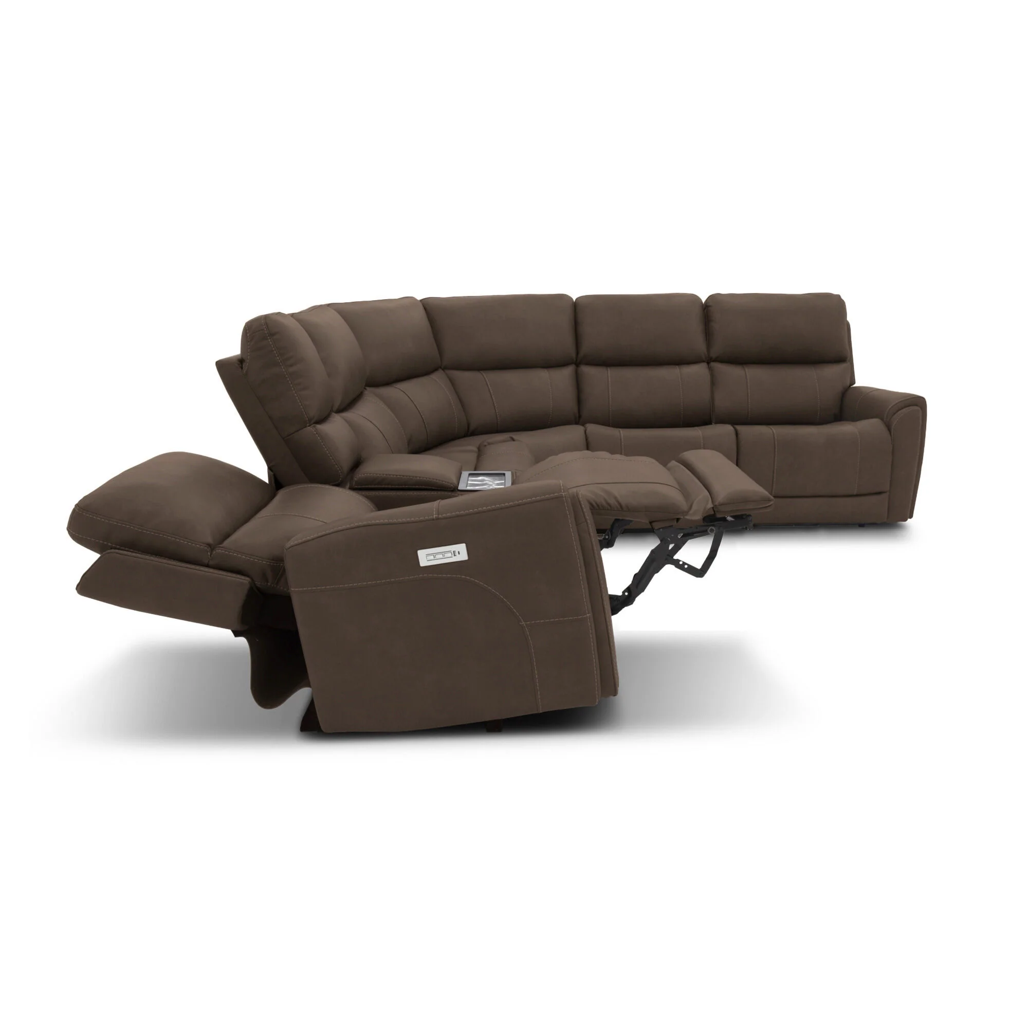 Dylan 6 Piece Sectional with 2 Power Ends and 2 Power Armless - Image 4